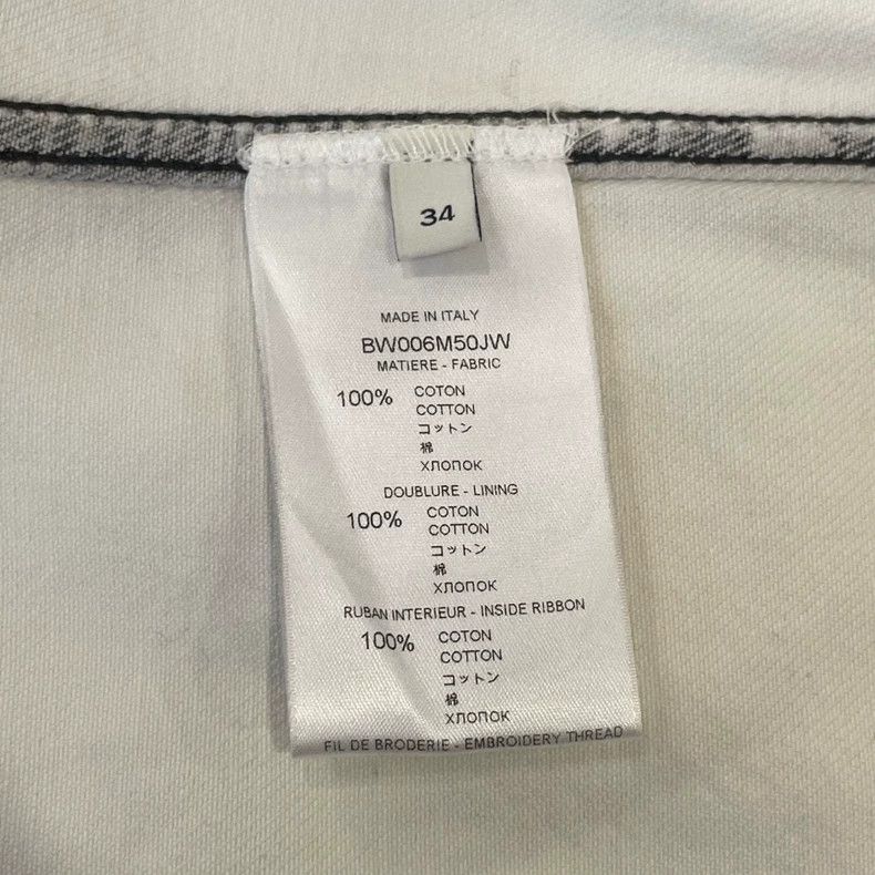 Givenchy Givenchy Size34 White and gray denim jacket, size 34 (chest Size US M / EU 48-50 / 2 - 4 Thumbnail