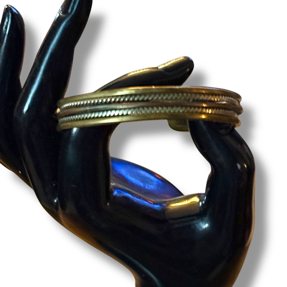 Vintage Vintage brass and copper cuff bangle bracelet Size ONE SIZE - 2 Thumbnail
