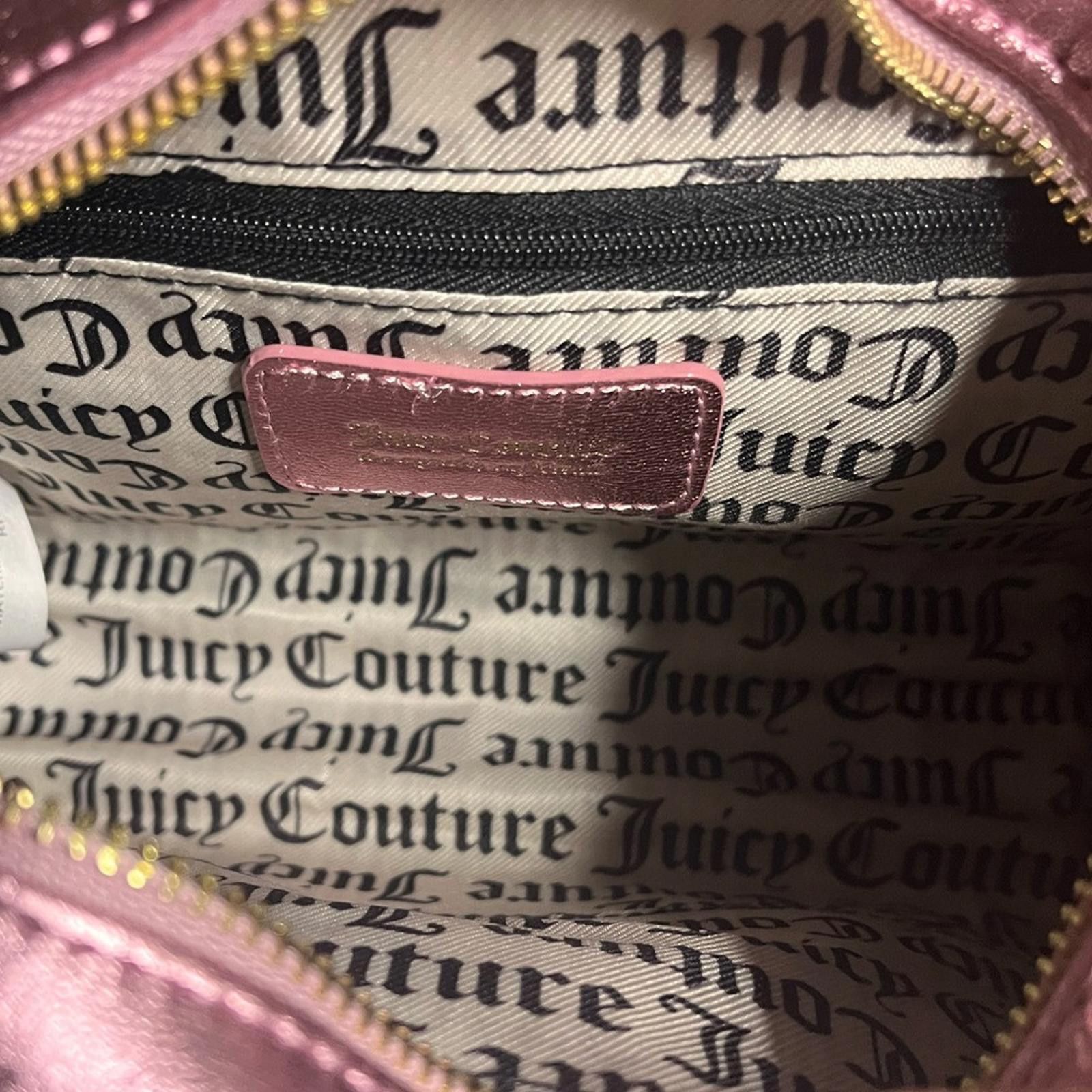 Juicy Couture Jeans Juicy Couture Pink Metallic Good Times Crossbody Bag NWT Size ONE SIZE - 6 Thumbnail