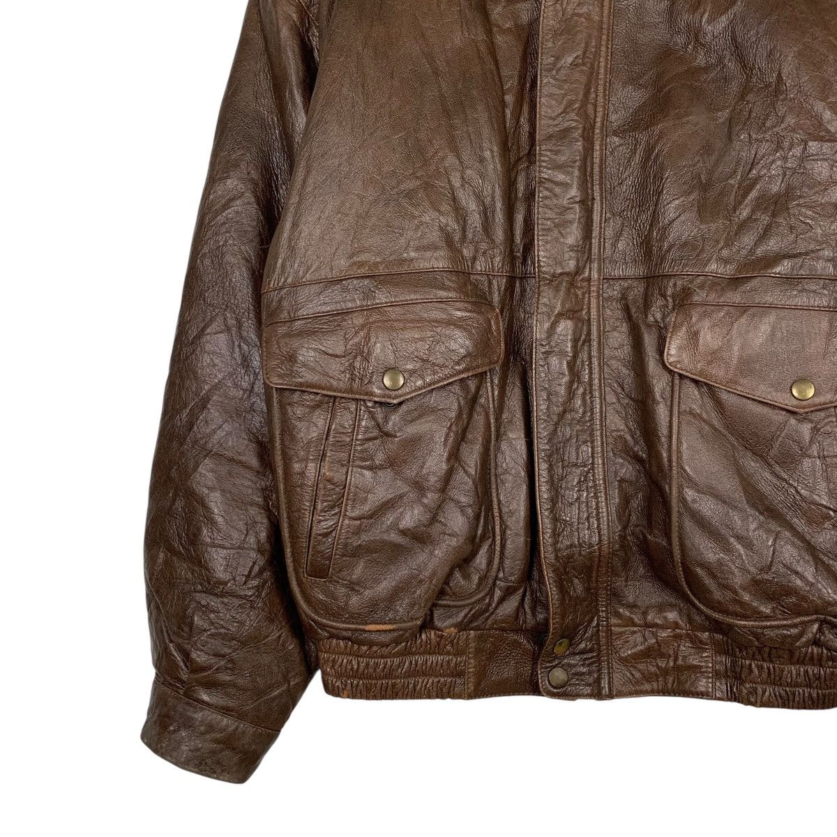 Japanese Brand Japanese Brand Hayato Flight Leather Jacket Size US M / EU 48-50 / 2 - 3 Thumbnail