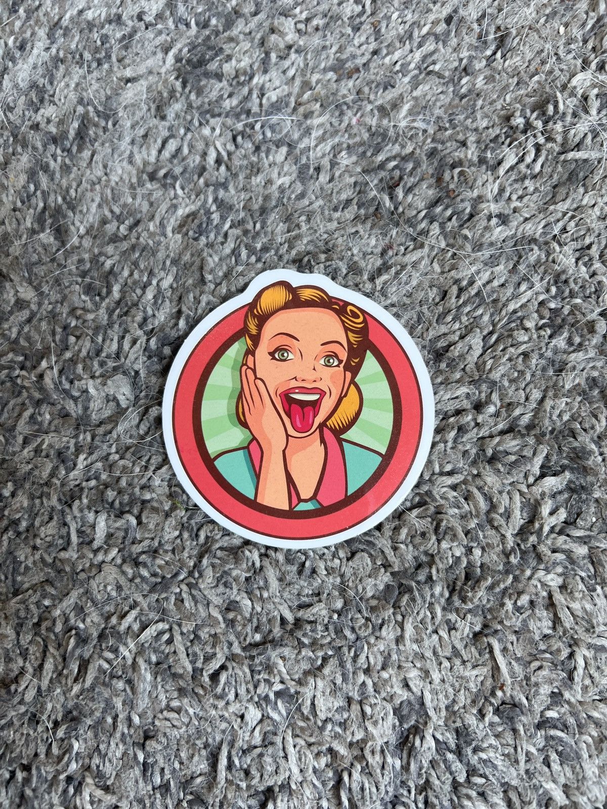 Hypebeast Surprised Woman Sticker Size ONE SIZE - 1 Thumbnail