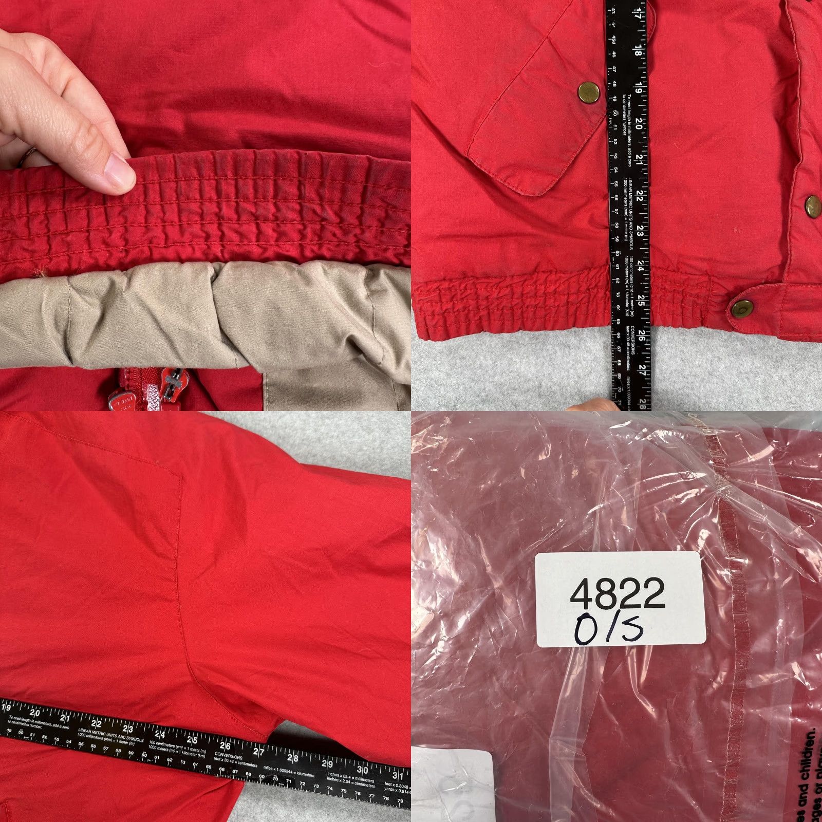 Neiman Marcus VINTAGE Neiman-Marcus Bomber Jacket Mens XL Red Down Knit Collar Insulated Size US XL / EU 56 / 4 - 10 Thumbnail