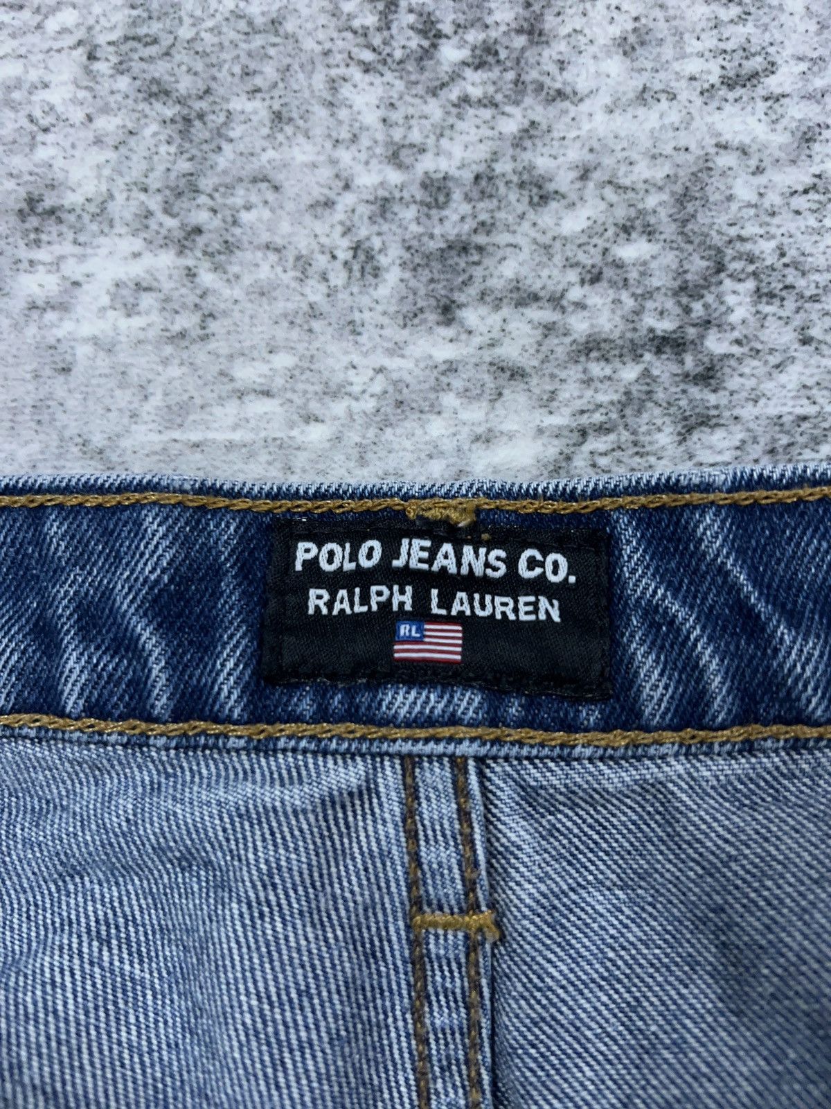 Polo Ralph Lauren × Vintage Vintage Y2K Polo Ralph Lauren Carpenter Denim Shorts Jorts Size US 38 / EU 54 - 4 Thumbnail