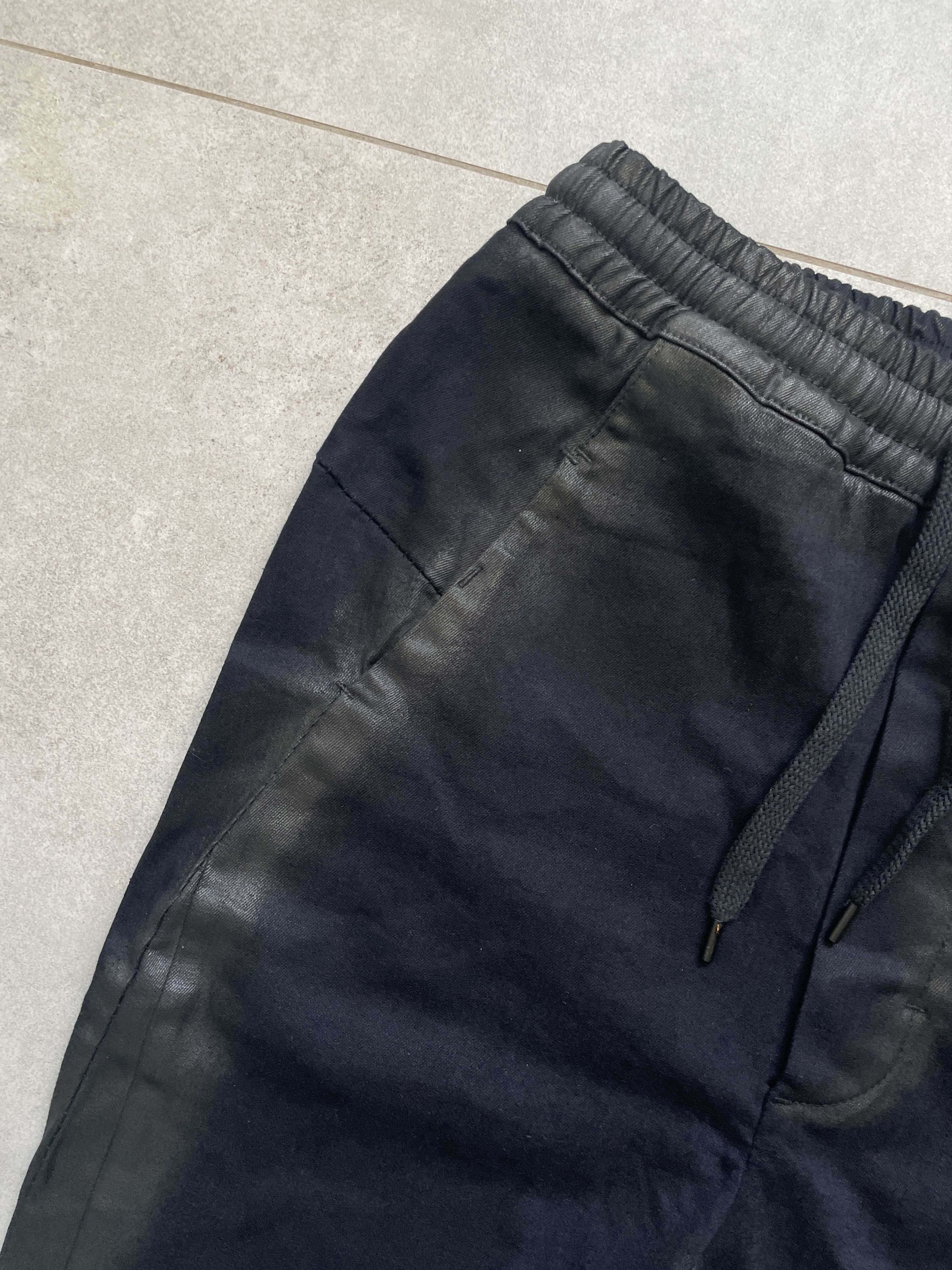 Thom Krom BLACK THOM KROM DROPPED CROTCH JOGGER RICK OWENS TYPE PANTS Size US 32 / EU 48 - 3 Thumbnail