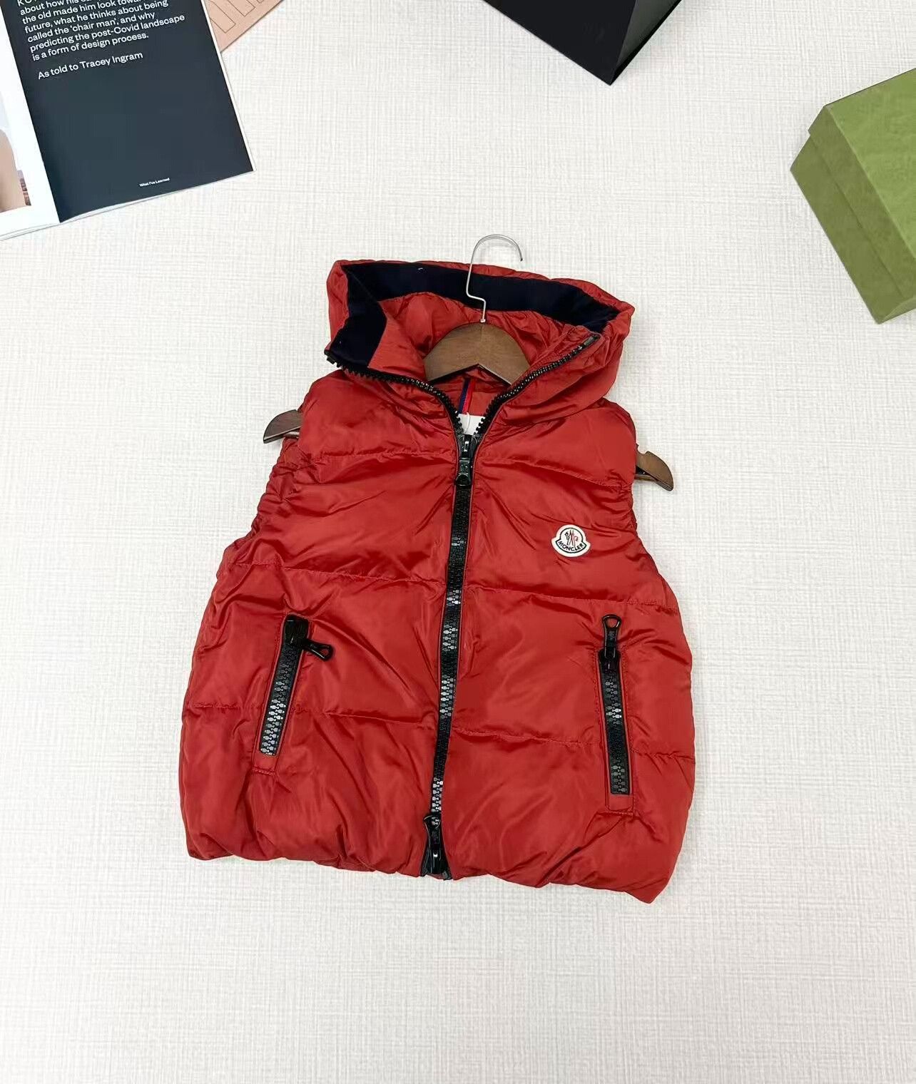 Moncler Moncler Red Puffer Vest Size 00 Size US XS / EU 42 / 0 - 1 Thumbnail