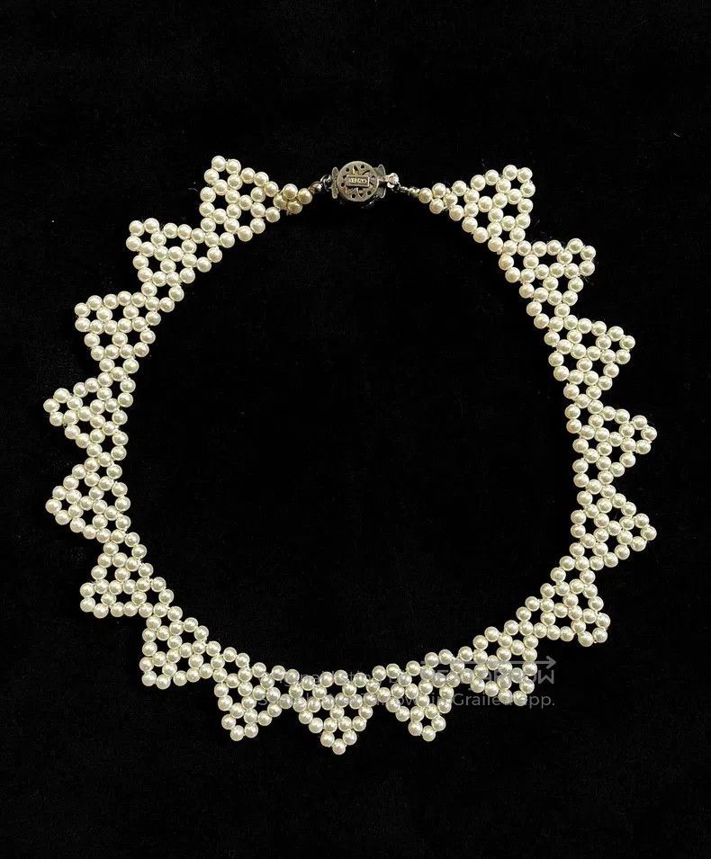 Kenzo Kenzo Pearl Rose Necklace Bracelet Set. Size ONE SIZE - 4 Thumbnail