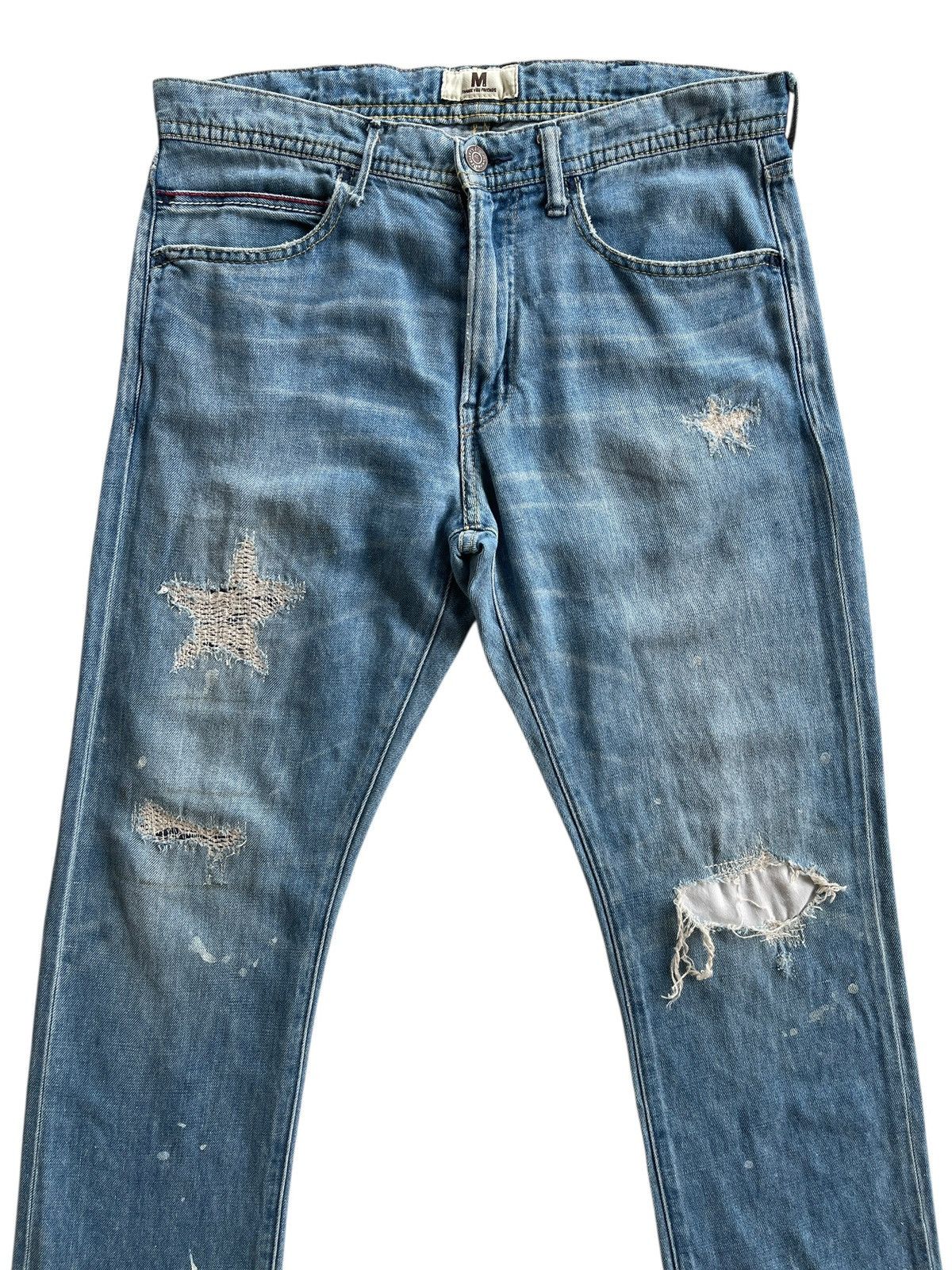 Japanese Brand M-2009 Distressed Denim Japan Size US 32 / EU 48 - 3 Thumbnail