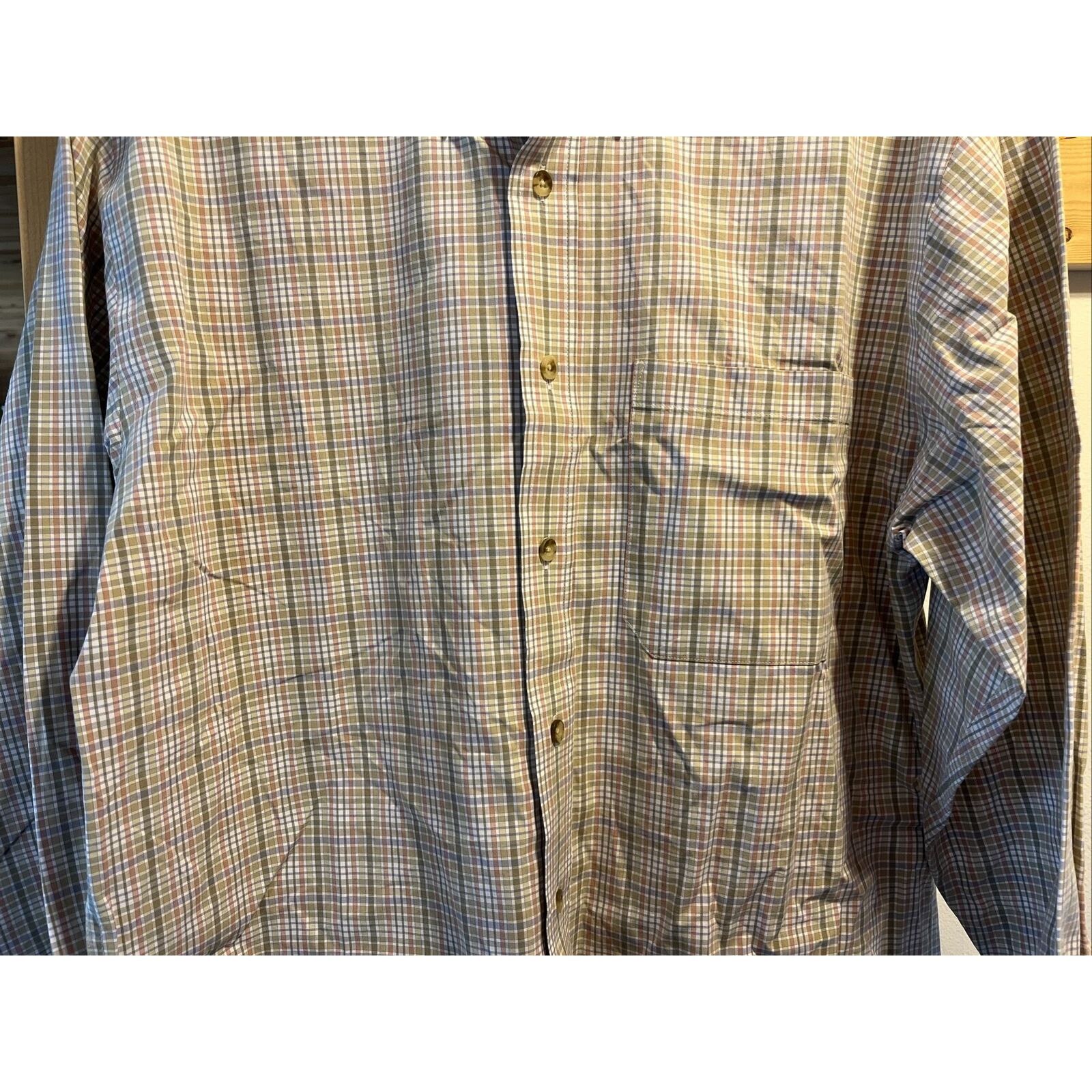 Pendleton Pendleton Men’s M Green Brown check LS broadway cloth shirt Size US M / EU 48-50 / 2 - 7 Thumbnail