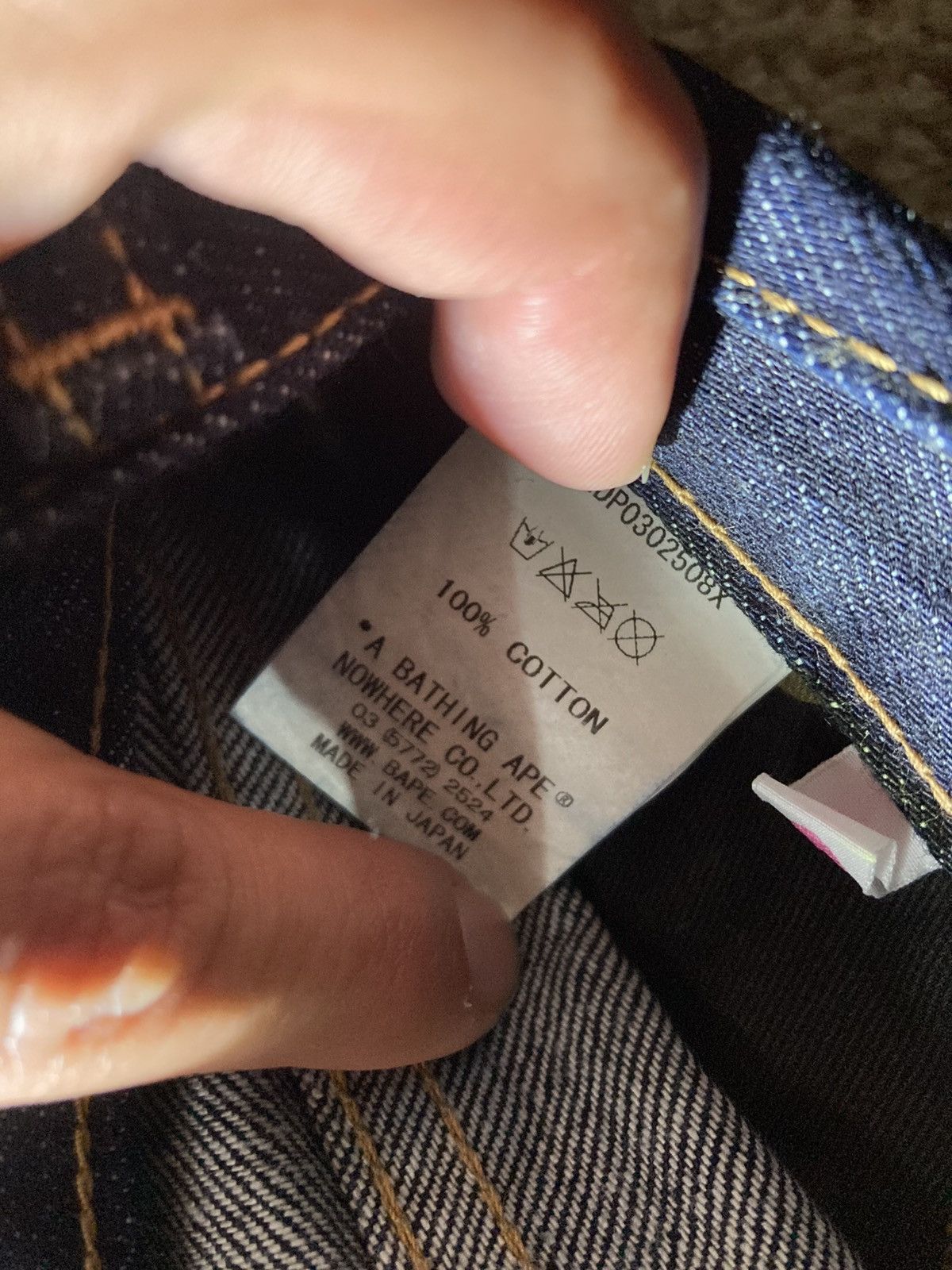 Bape 2010 Bape Baby Lisa Days Like These Jeans Denim Print Small Size US 30 / EU 46 - 9 Thumbnail