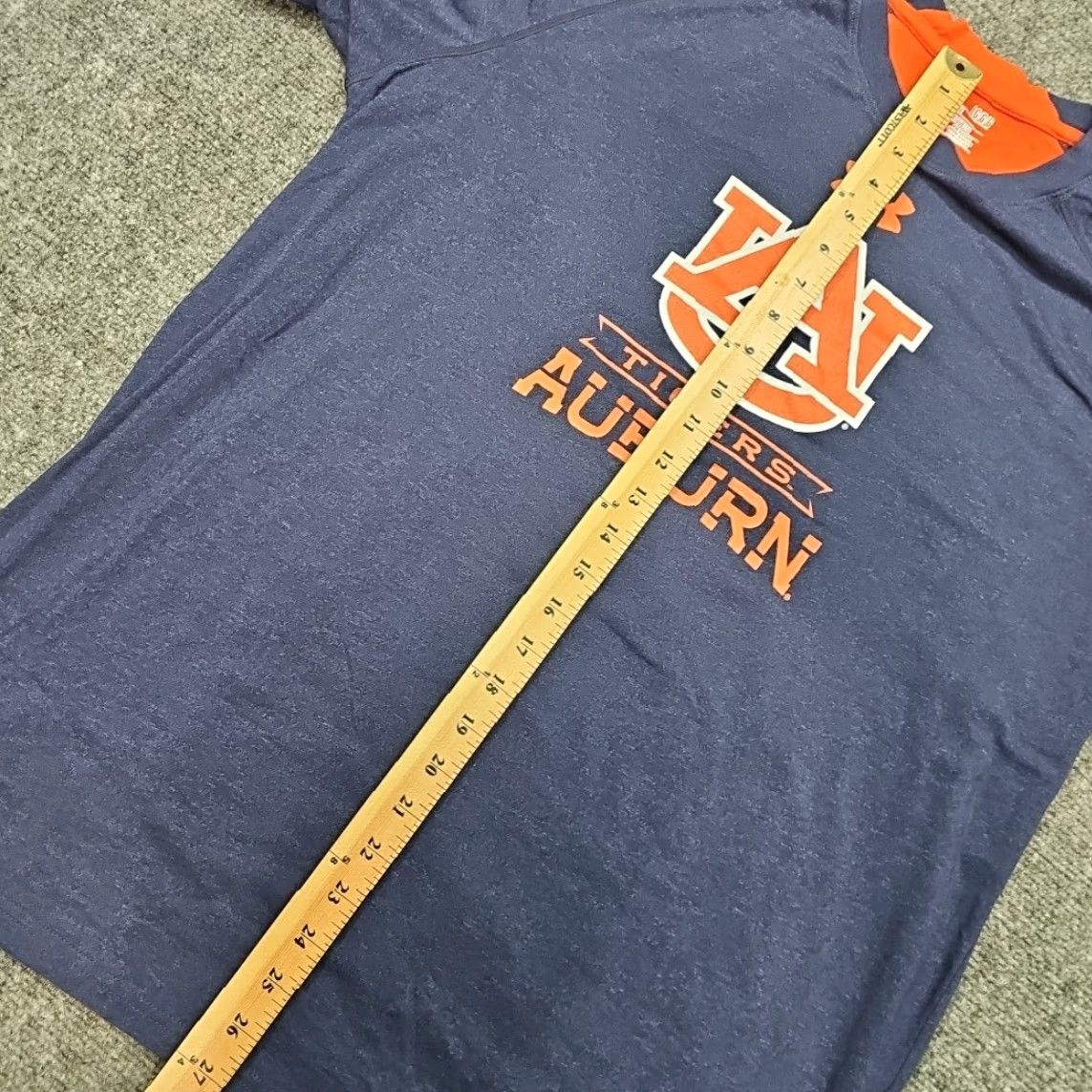 Under Armour Under Armour HeatGear Auburn Tigers T-Shirt Men L Blue Short Sleeve Loose Size US L / EU 52-54 / 3 - 6 Thumbnail
