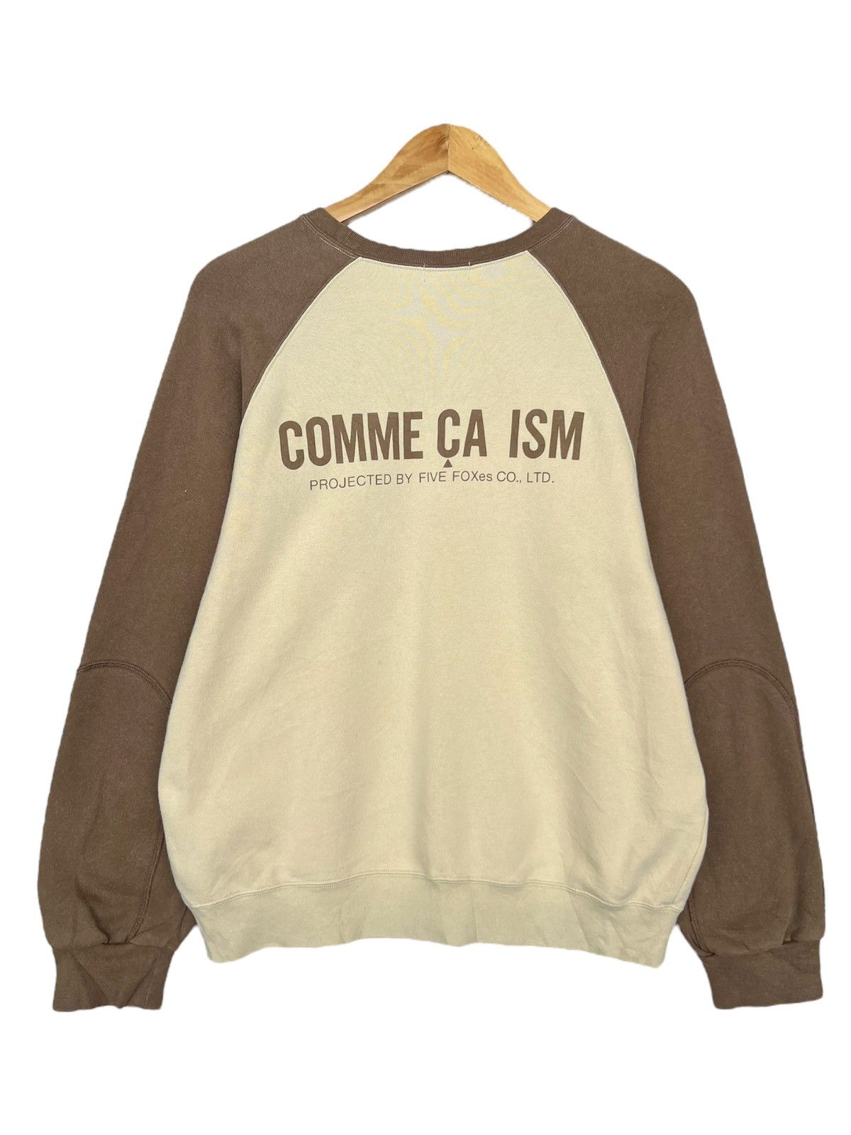 Comme Ca Ism Comme Ca Ism Japan Designer Spellout Beige Sweatshirt Size US S / EU 44-46 / 1 - 2 Thumbnail