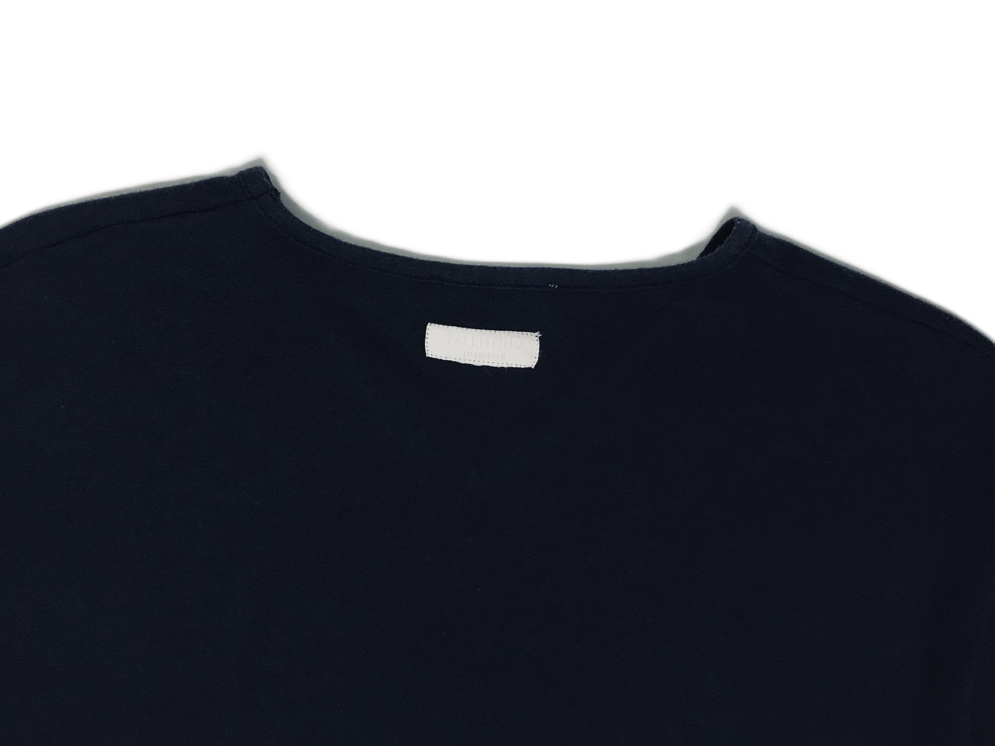 Valentino Valentino Mens Tee V-Neck Navy Size US L / EU 52-54 / 3 - 5 Thumbnail