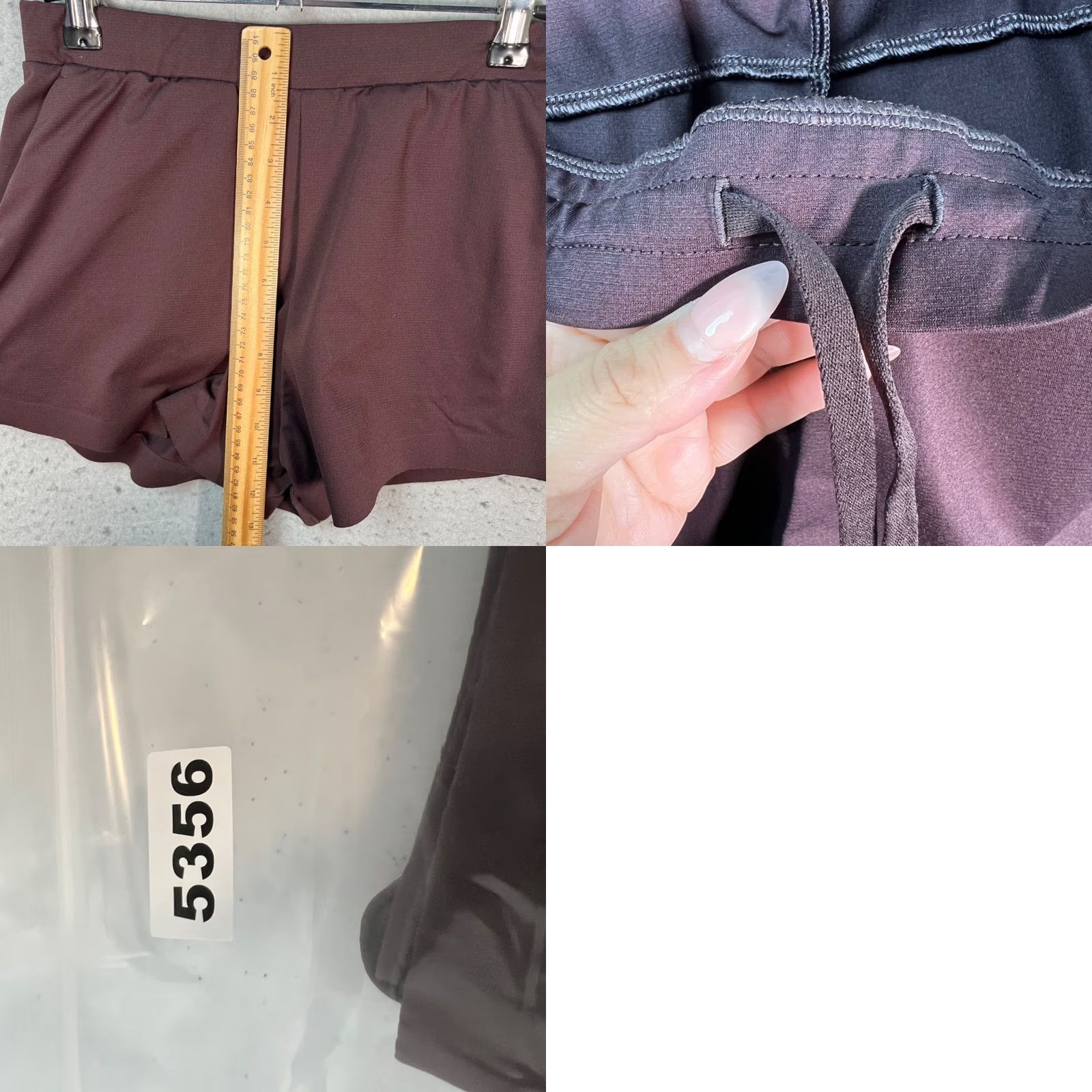 Uniqlo Uniqlo Womens Size Small Burgundy Athletic Shorts Lightweight Gym Running Size 28" / US 6 / IT 42 - 8 Thumbnail