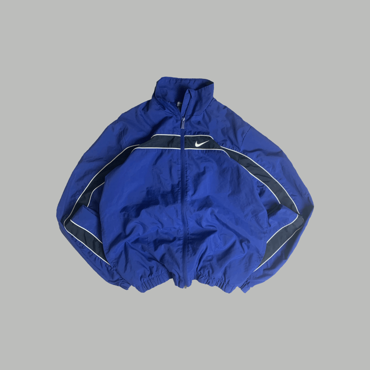 Nike × Vintage Vintage Nike Y2K Swoosh Windbreaker Tracksuit Jacket Size US M / EU 48-50 / 2 - 1 Thumbnail