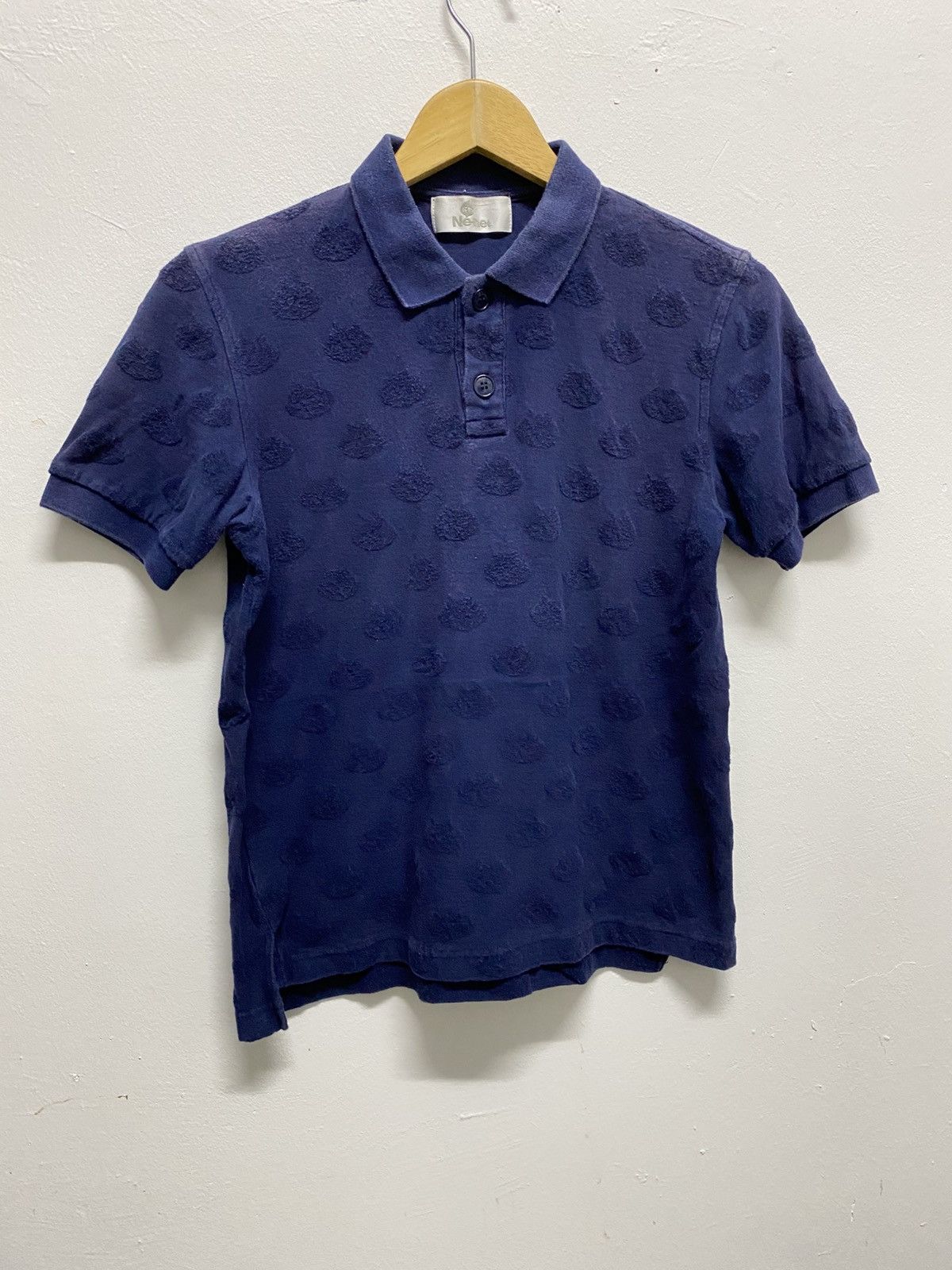 Issey Miyake 🔥Vintage Ne-Net Issey Miyake Fullprint Collar Shirt Size US S / EU 44-46 / 1 - 2 Thumbnail
