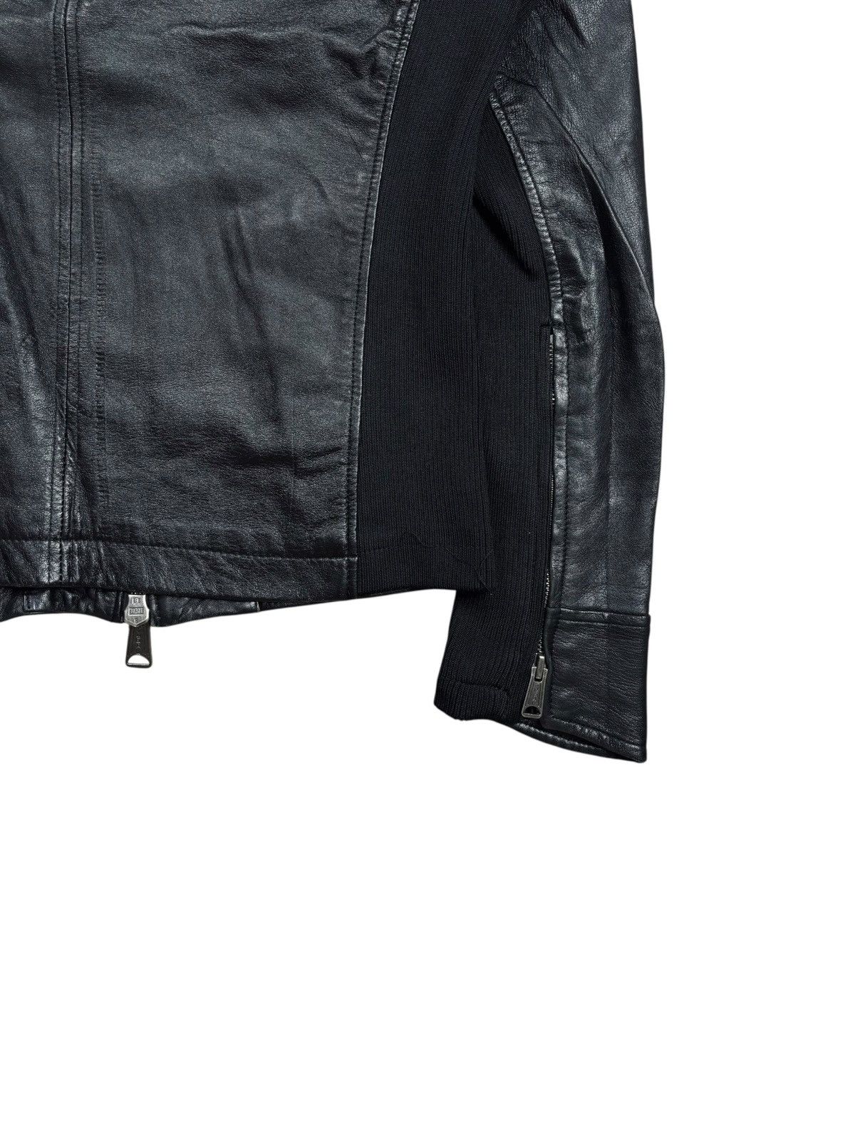 BUFFALO BOBS 2000s Buffalo Bobs - Vkei Style Rider Leather Jacket Size US M / EU 48-50 / 2 - 5 Thumbnail