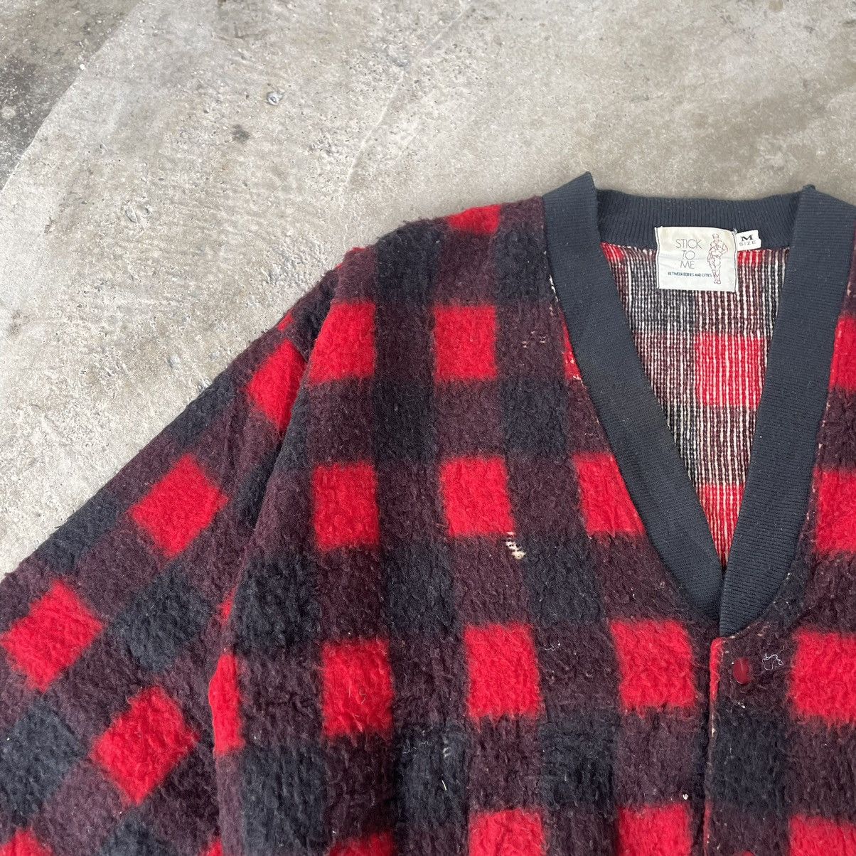 Japanese Brand 🔥🔥🇯🇵Stick To Me Olympic Berlin Red Tartan Crop Cardigans Size US M / EU 48-50 / 2 - 6 Thumbnail