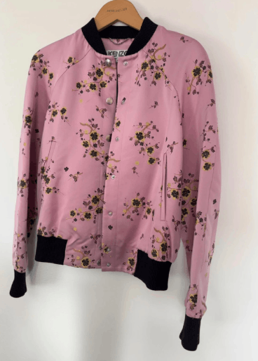 Kenzo Veste bomber Kenzo à imprimé floral – Rose – Taille XS Size XS / US 0-2 / IT 36-38 - 5 Thumbnail