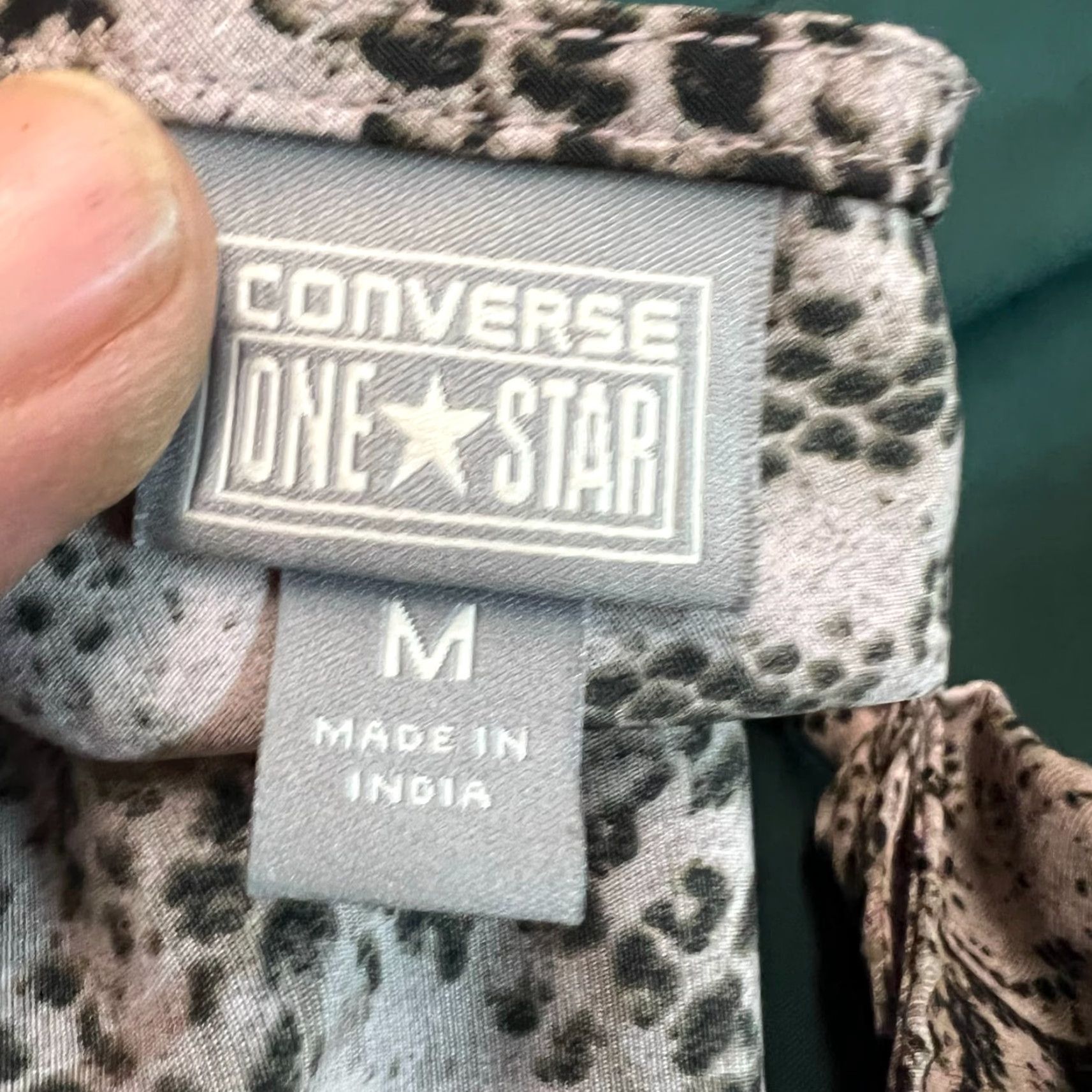 Converse VINTAGE Converse Brown Snake Skin Graphic Chiffon Dress size Medium Size M / US 6-8 / IT 42-44 - 5 Thumbnail