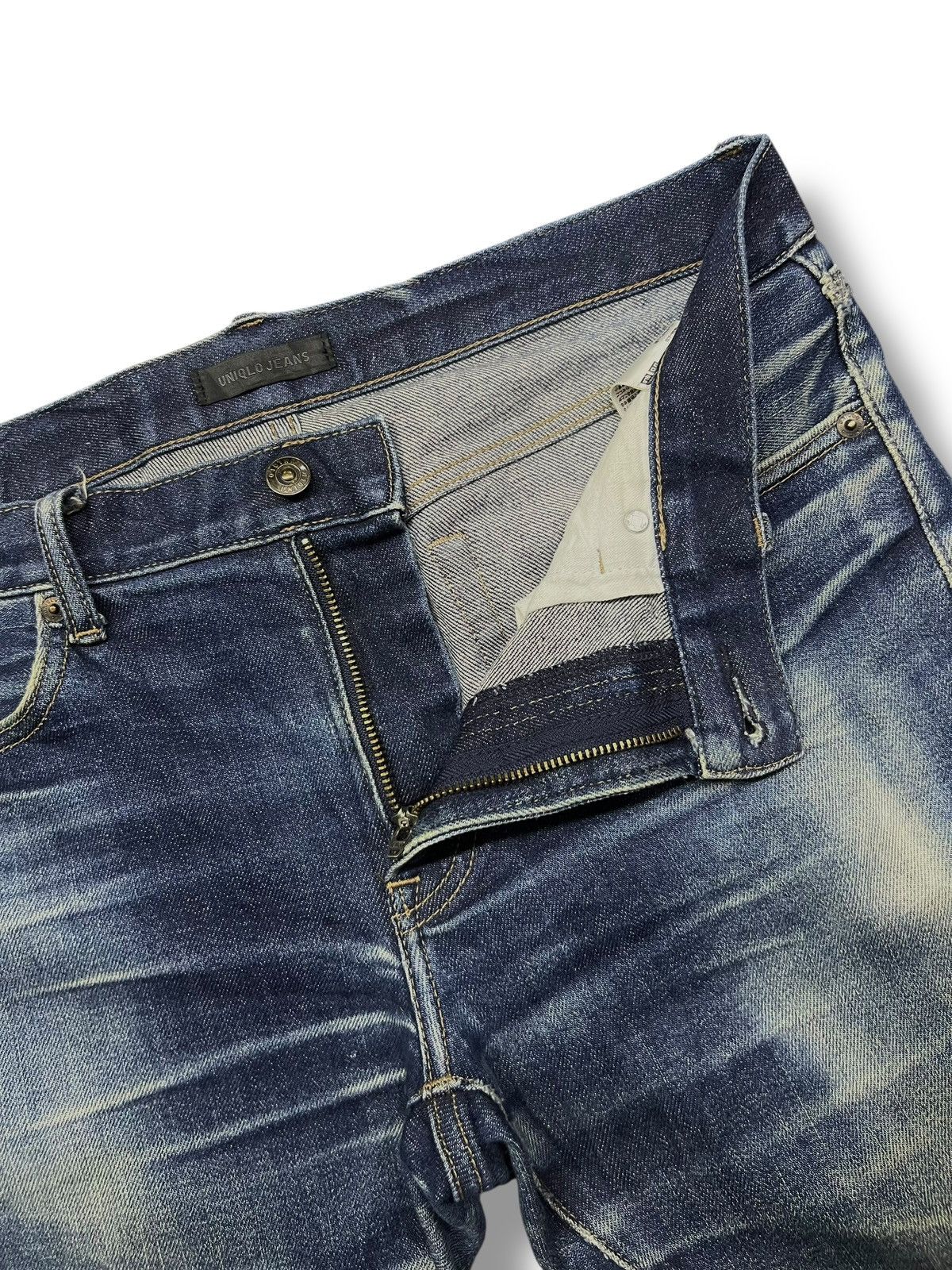 Uniqlo Vintage Uniqlo Selvedge Denim Japan - Faded Rusty Wash Jeans Size US 34 / EU 50 - 12 Thumbnail