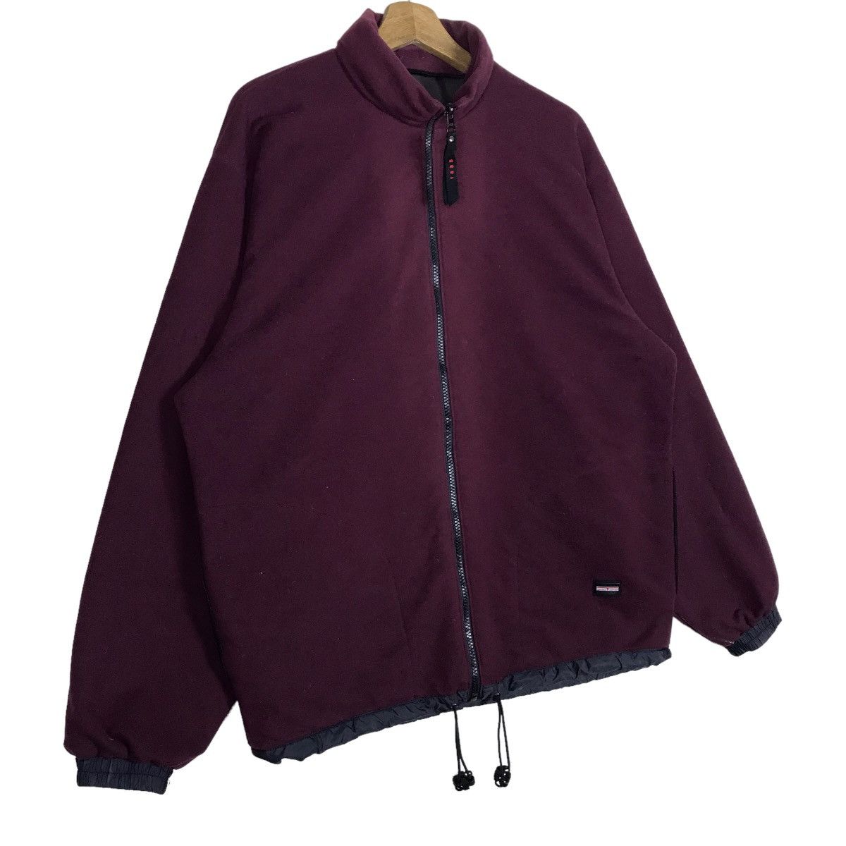 Vintage Vintage Thomas Burberry Reversible Fleece Jacket Size US L / EU 52-54 / 3 - 5 Thumbnail