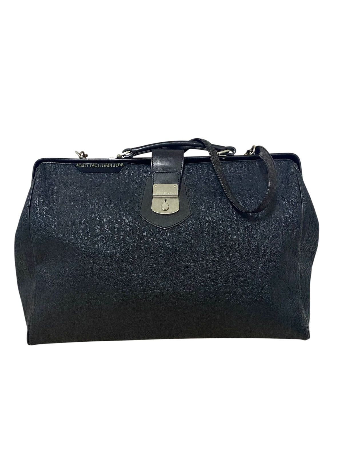 Jean Paul Gaultier 2000s Jean Paul Gaultier black Calf Leather Briefcase Size ONE SIZE - 7 Thumbnail