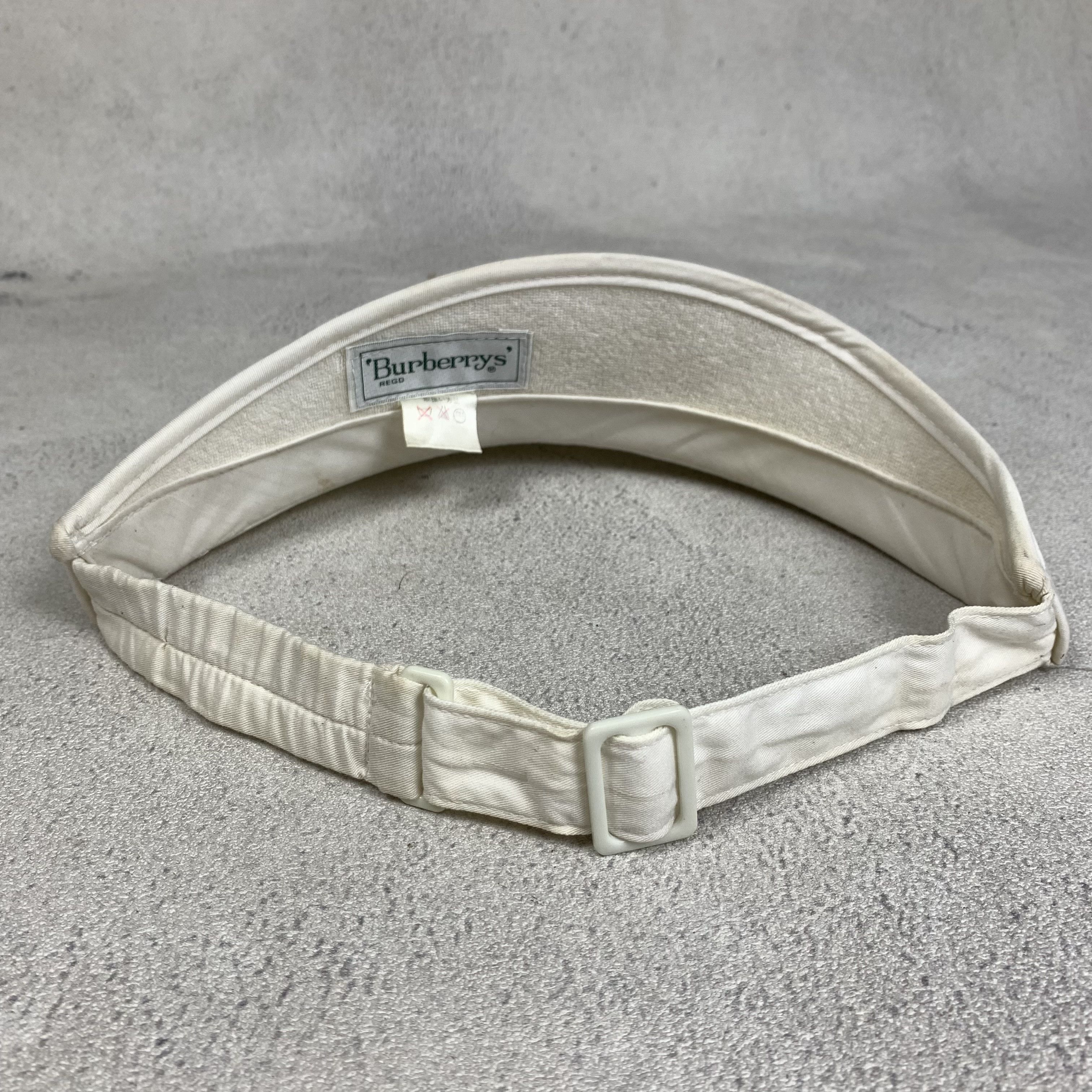 Burberry Vintage Burberrys Visor Hat Cap Size ONE SIZE - 4 Thumbnail