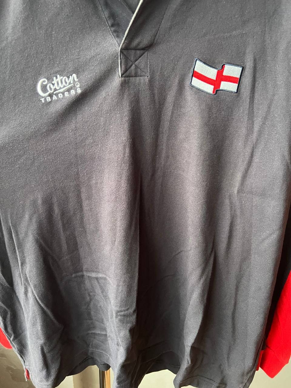 Cotton Traders 1997 ENGLAND NATIONAL TEAM RUGBY TRAINING RARE SHIRT JERSEY Size US XXL / EU 58 / 5 - 11 Thumbnail