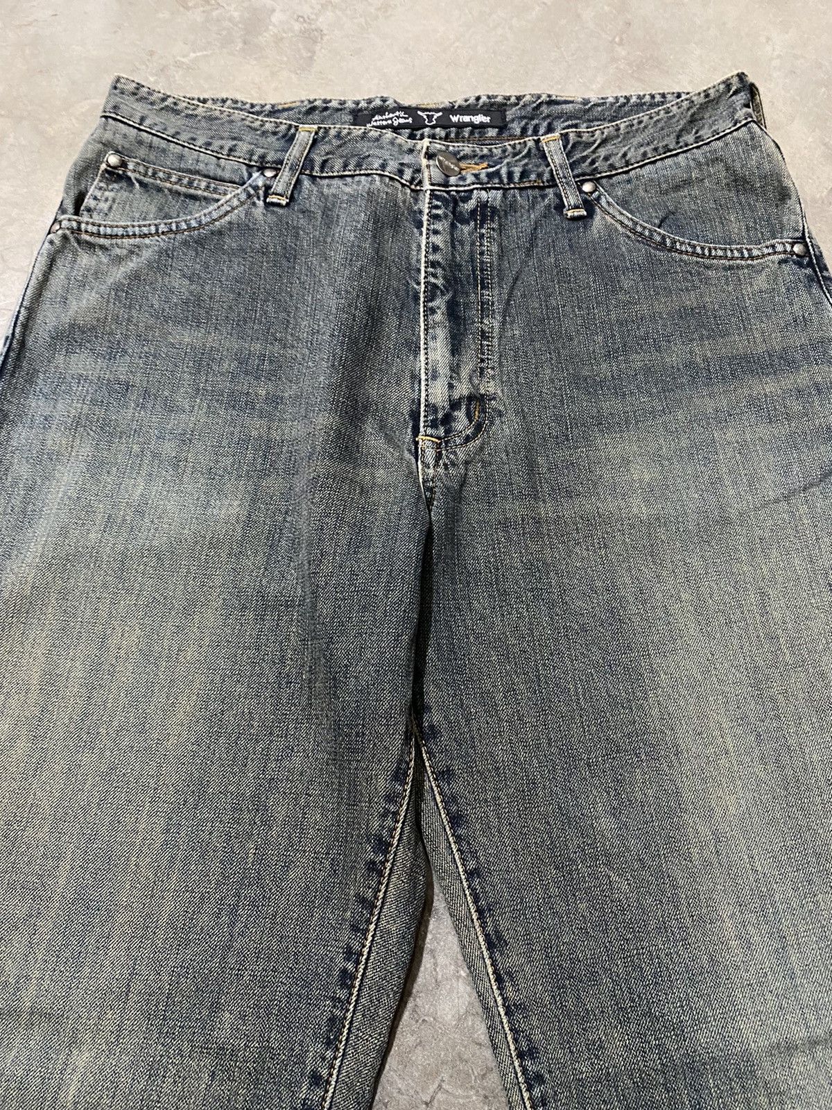 Wrangler Baggy Jeans Wrangle Rusty Denim Vintage Size US 32 / EU 48 - 11 Thumbnail