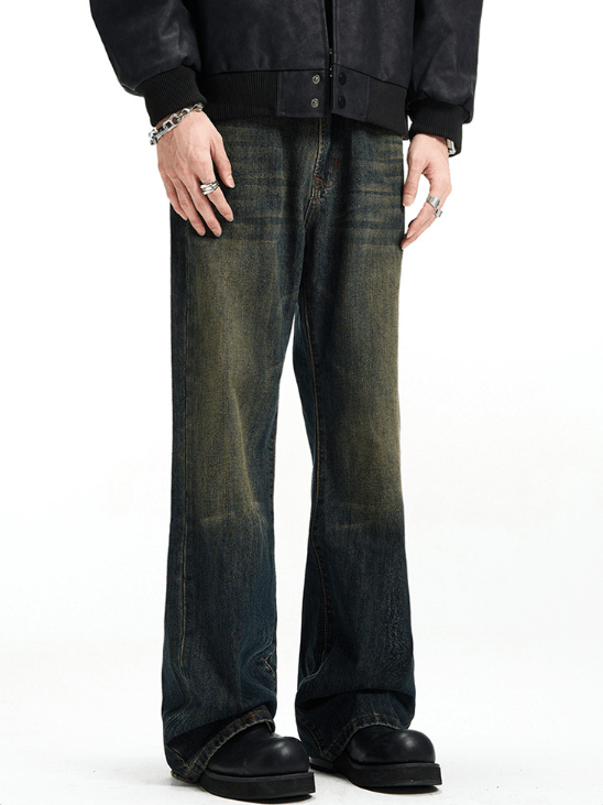 Japanese Brand × Jean Vintage distressed straight Cleanfit loose casual jeans Size US 32 / EU 48 - 2 Thumbnail