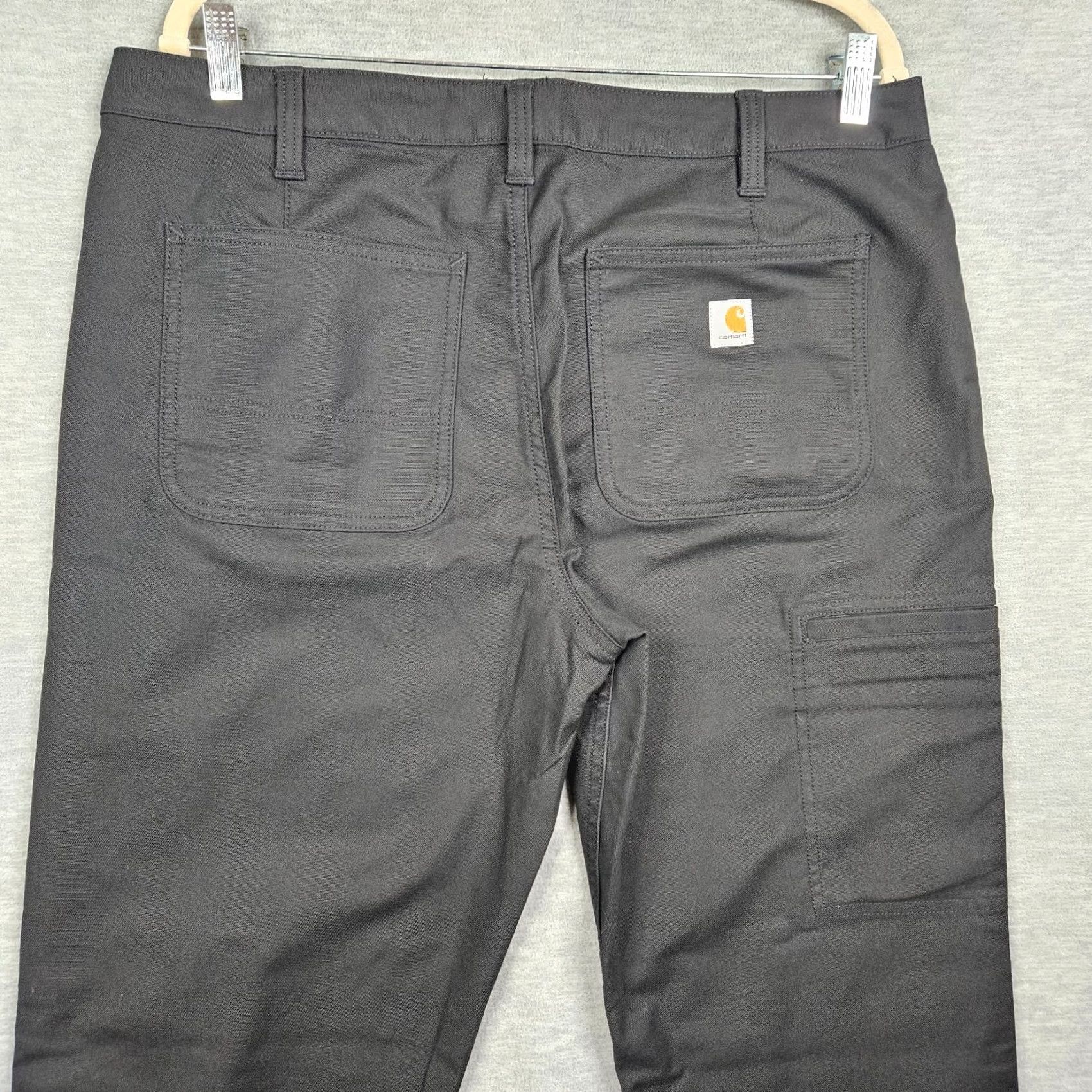 Carhartt Carhartt Women's Rugged Flex Loose Fit Canvas Work Pant Regular Size 16 Black Outdoor Casual Winter Spring Summer Fall Pants Mens? Size 38" / US 16 / IT 52 - 7 Thumbnail