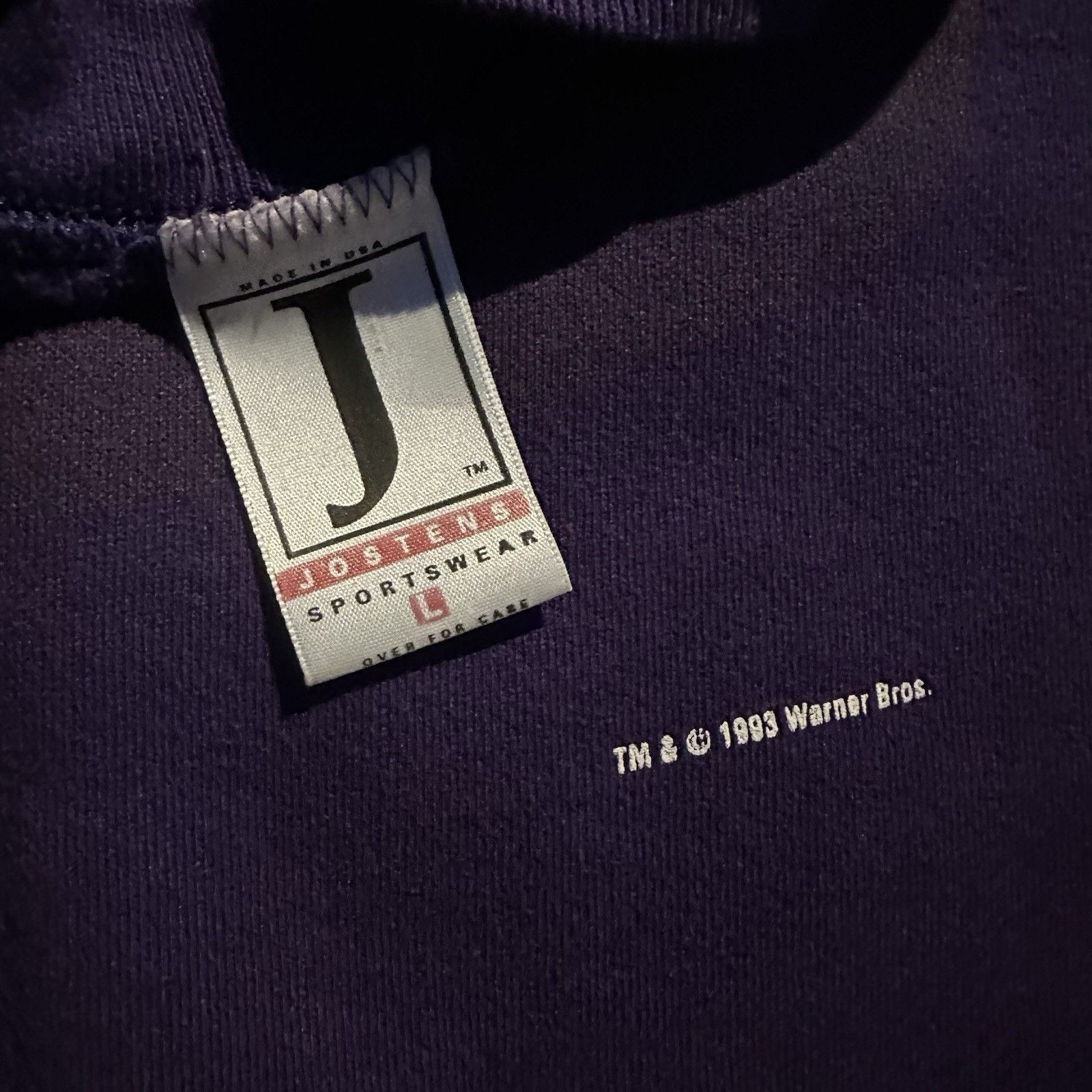 Vintage × Warner Bros Vintage 1993 Warner Bros Pussyfoot & Marc Antony Sweatshirt Size US L / EU 52-54 / 3 - 4 Thumbnail