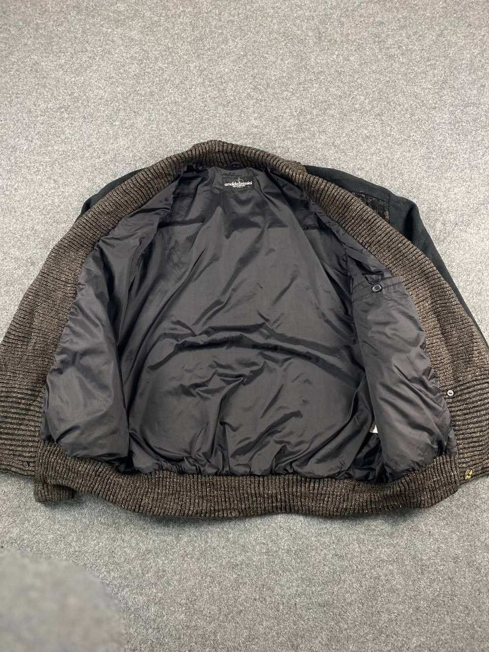 Japanese Brand arnaldo bassini knitted jacket nice design Size US L / EU 52-54 / 3 - 6 Thumbnail