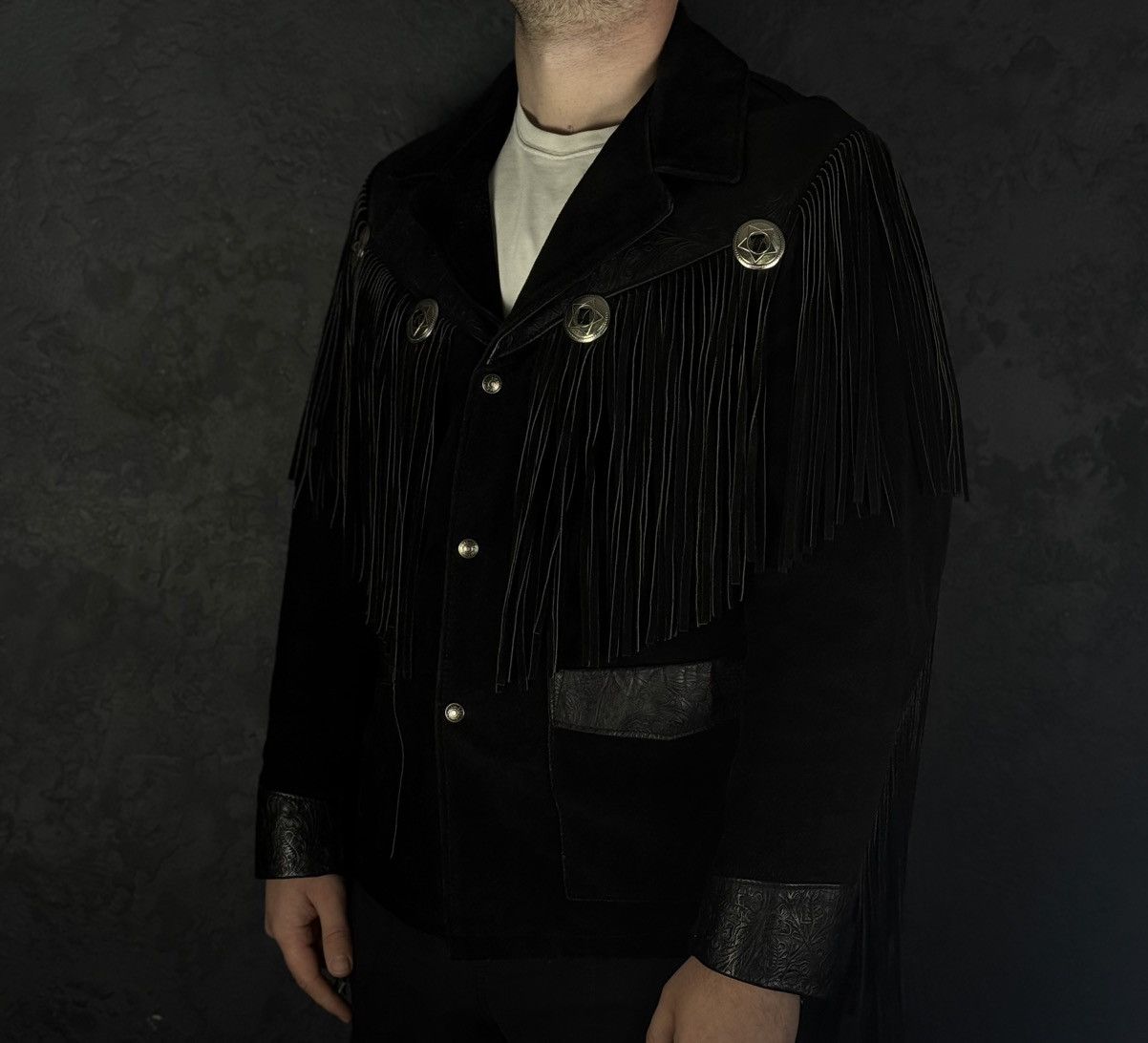 Schott Rare Schott NYC Western Vintage Genuine Suede Leather Jacket Size US L / EU 52-54 / 3 - 2 Thumbnail