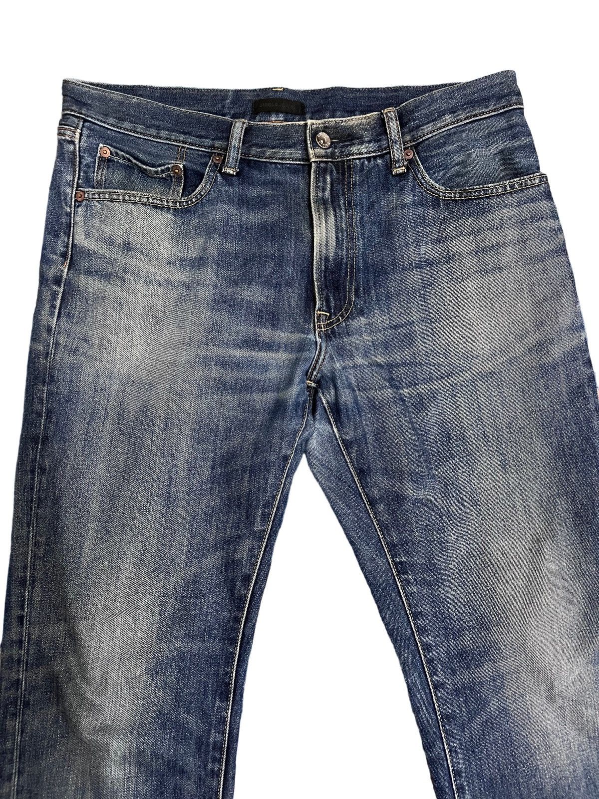 Japanese Brand × Uniqlo Baggy Japanese Brand Uniqlo Blue Style Denim Size US 35 - 2 Thumbnail