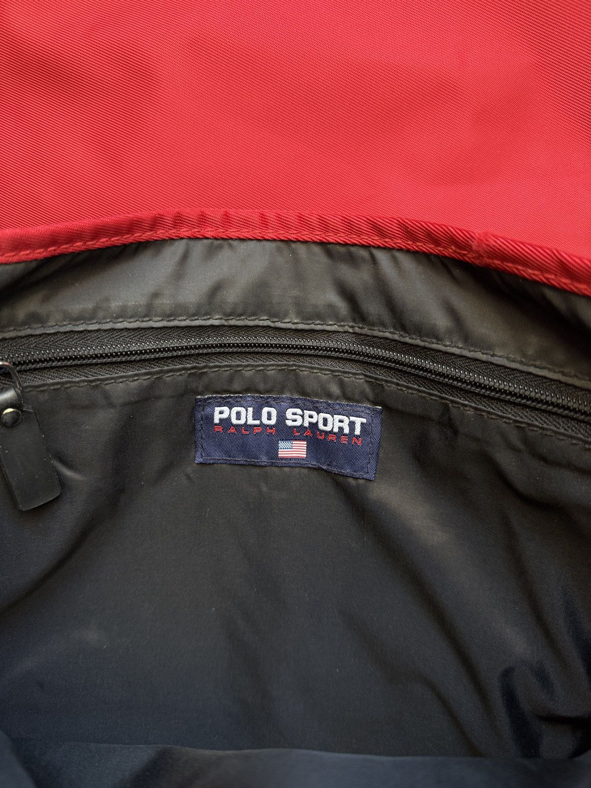 Polo Ralph Lauren 🔥🇺🇸VINTAGE POLO SPORT BAG MESSENGER Y2K 🇺🇸🔥 Size ONE SIZE - 10 Thumbnail