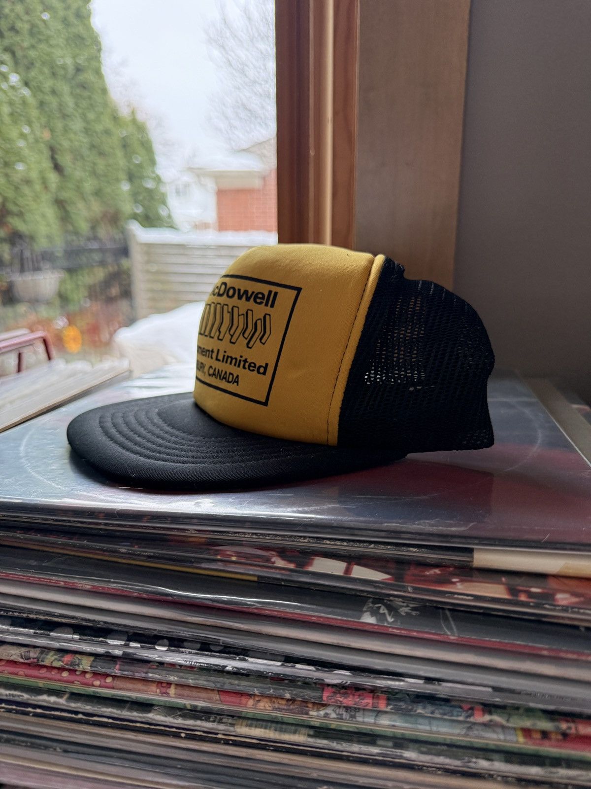 Vintage Vintage 80s McDowell Equipment Snapback Mesh Trucker Hat Size ONE SIZE - 3 Thumbnail