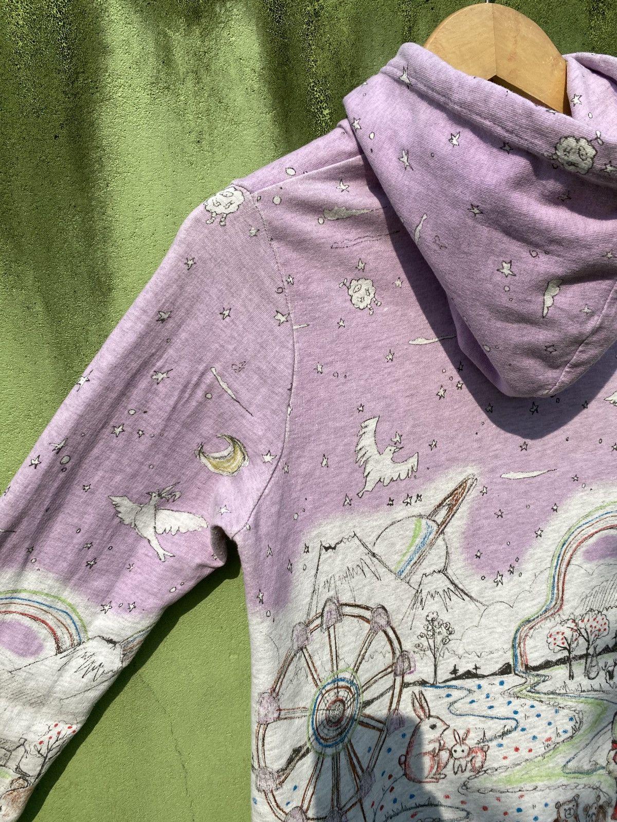 Japanese Brand Scolar Dreamscape Art Graphic Hoodie Fairy Tale Illustration Size M / US 6-8 / IT 42-44 - 9 Thumbnail