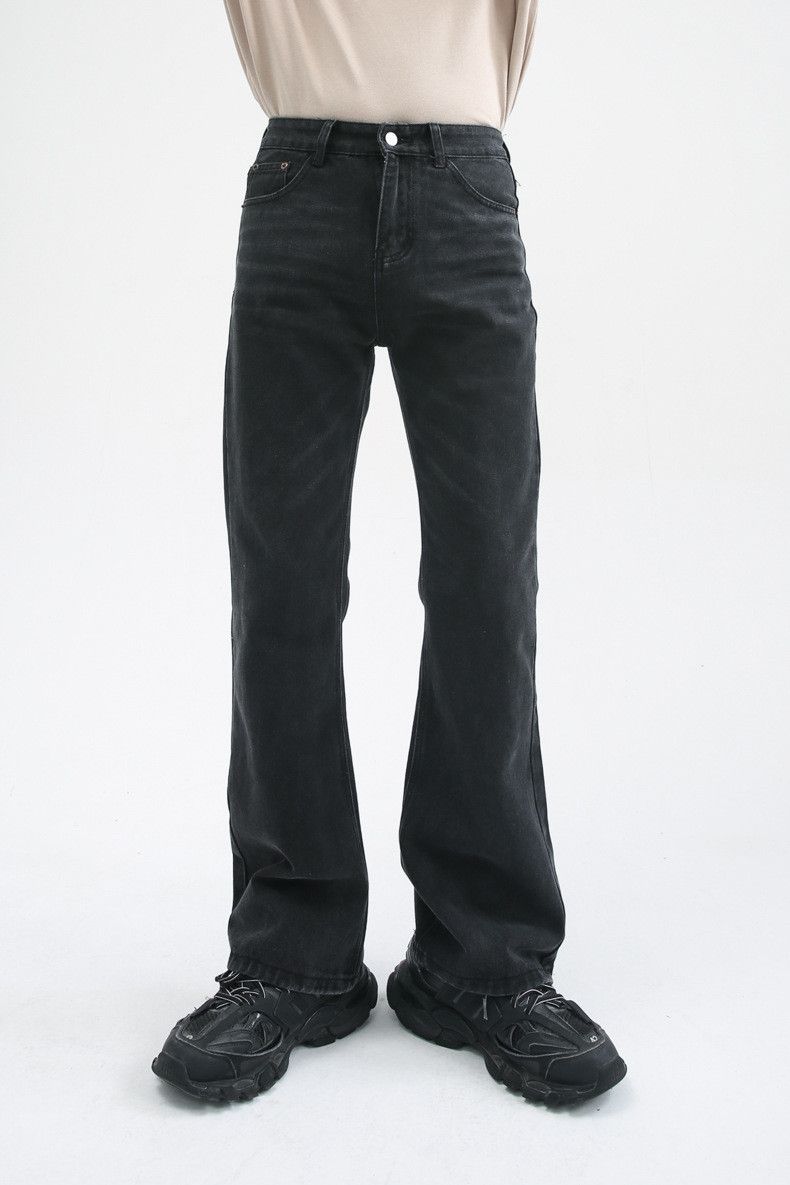 Japanese Brand Japanese retro all-match wide-leg flared washed jeans Size US 32 / EU 48 - 2 Thumbnail