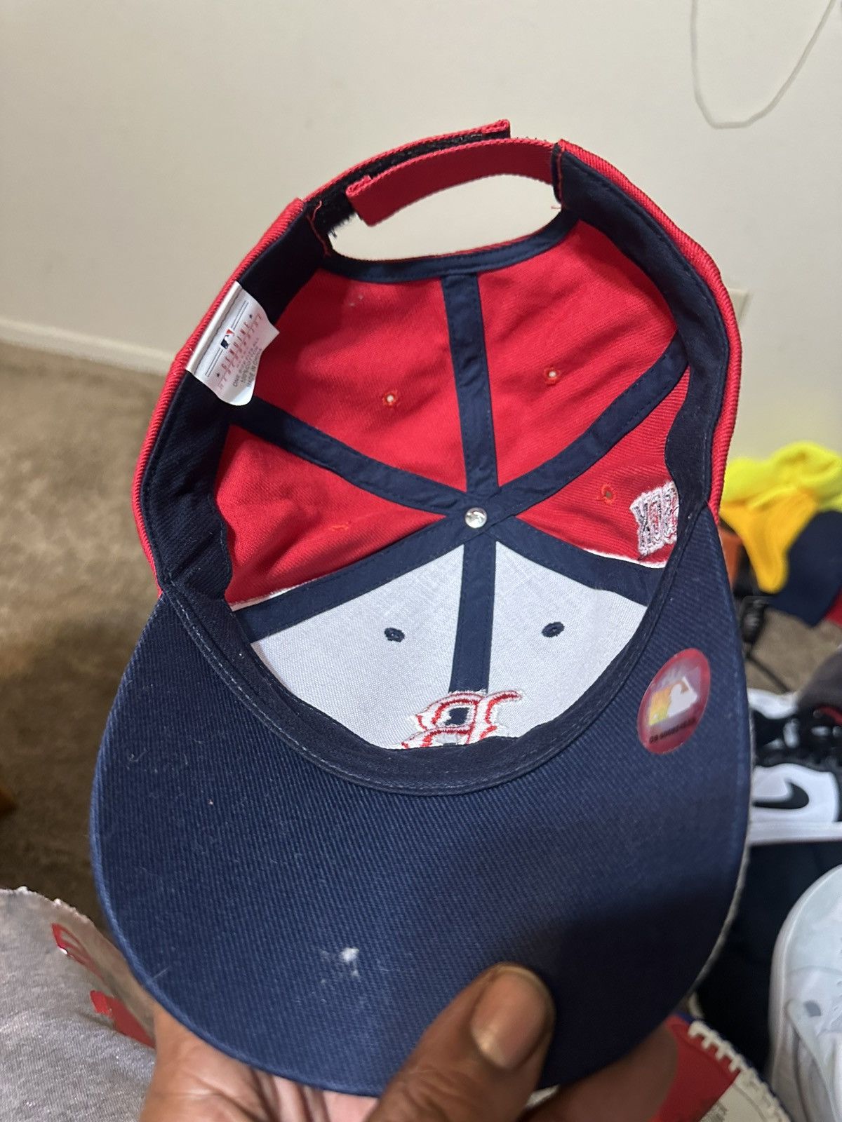 MLB Vintage MLB Boston Red Sox “triple red” hat 00s Size ONE SIZE - 7 Thumbnail