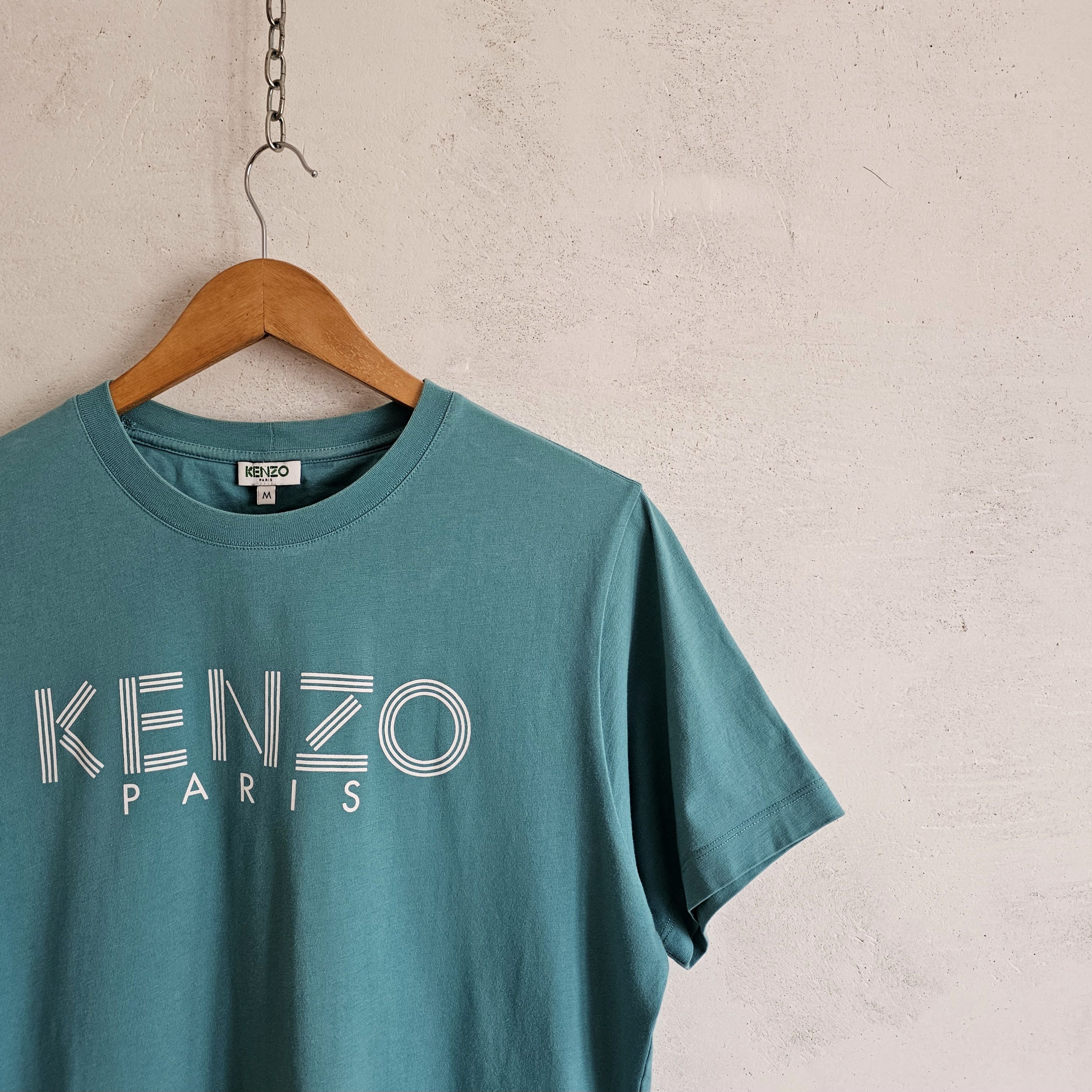 Kenzo Kenzo blue tee Size US M / EU 48-50 / 2 - 2 Thumbnail