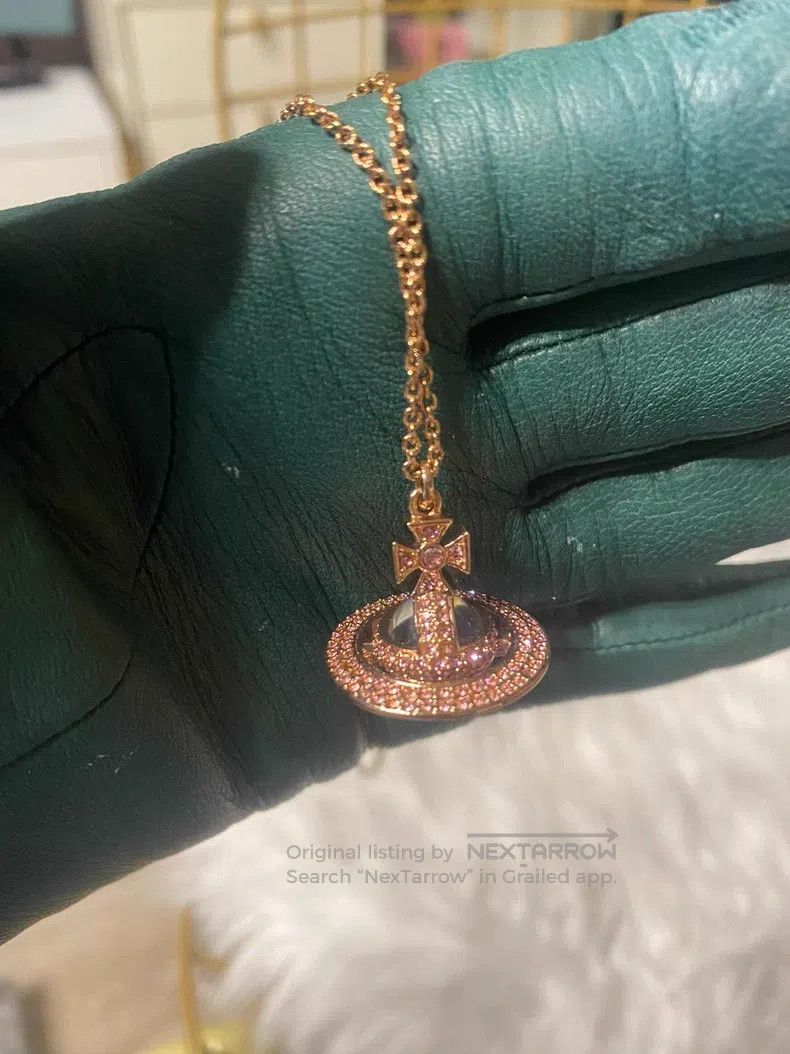 Vivienne Westwood Vivienne Westwood Medium pink sorada necklace Size ONE SIZE - 1 Thumbnail
