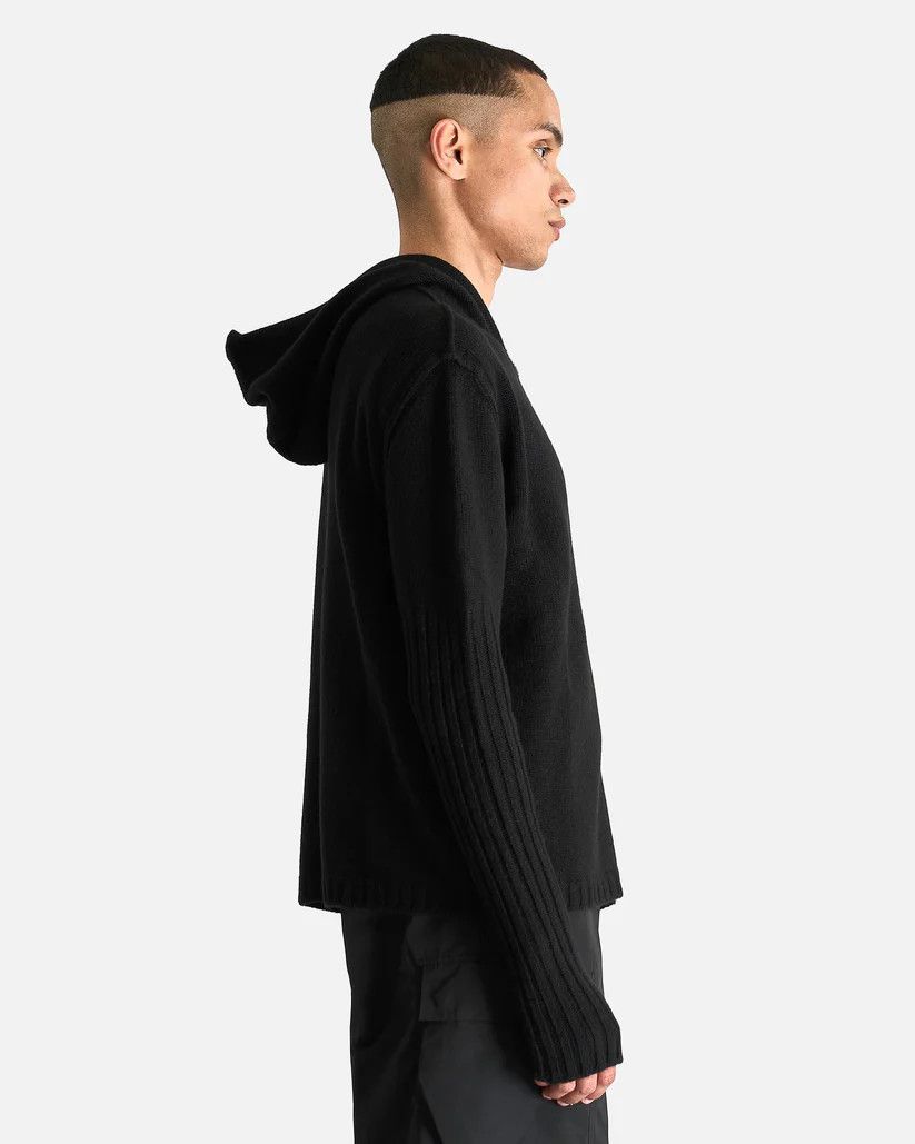 Rick Owens o1s1v1r1oon0825 Zip Hoodie in Black Size US XXL / EU 58 / 5 - 4 Thumbnail