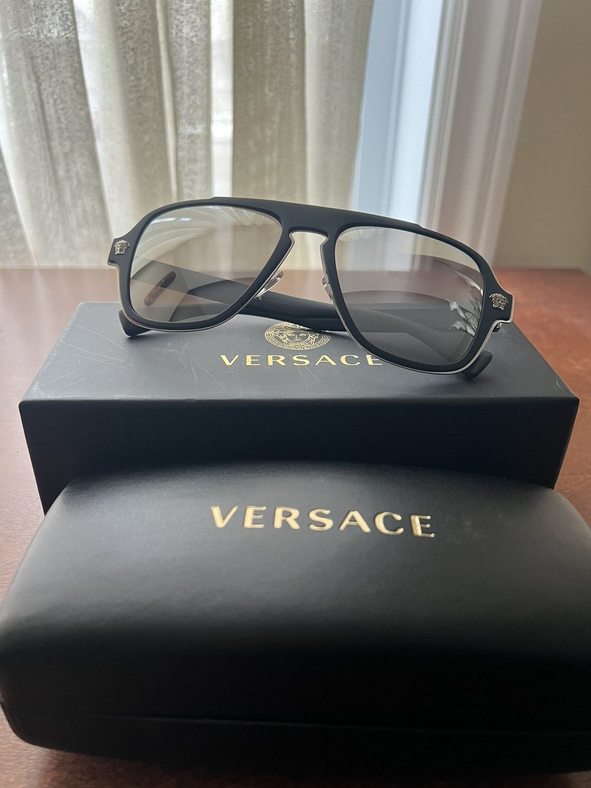 image of Versace Ve2199 Black Man Luxury, Men's