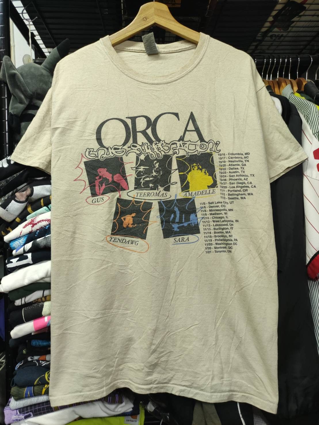 Rap Tees Gus Dapperton Orca Tour Promo T-Shirt Size US L / EU 52-54 / 3 - 2 Thumbnail