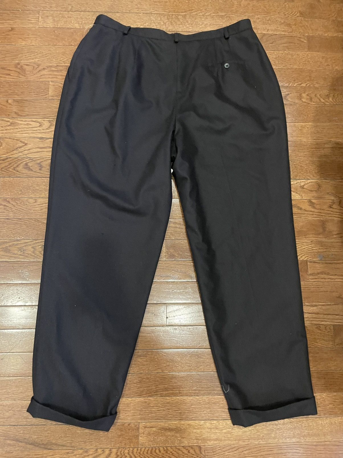 Lauren Ralph Lauren LAUREN by Ralph Lauren black wool pants Size 40" / US 18 - 2 Thumbnail