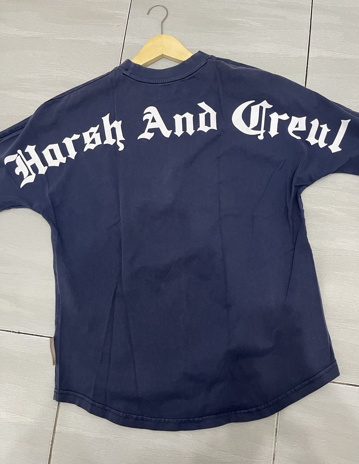 Japanese Brand Harsh and Crew Lettering Graphic Denim Collection Y2K Style Size US XL / EU 56 / 4 - 8 Thumbnail