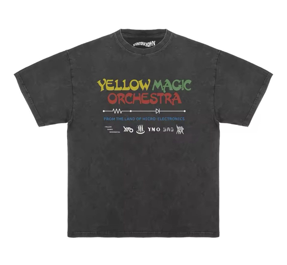Japanese Brand × Vintage Yellow Magic Orchestra YMO Graphic Printed Cotton Tshirt Size US L / EU 52-54 / 3 - 7 Thumbnail