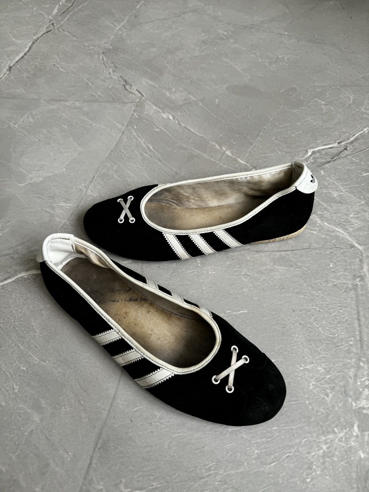 Adidas Vintage Adidas Sleek Series Suede Ballet Flats Y2k Size US 9.5 / IT 39.5 - 4 Thumbnail