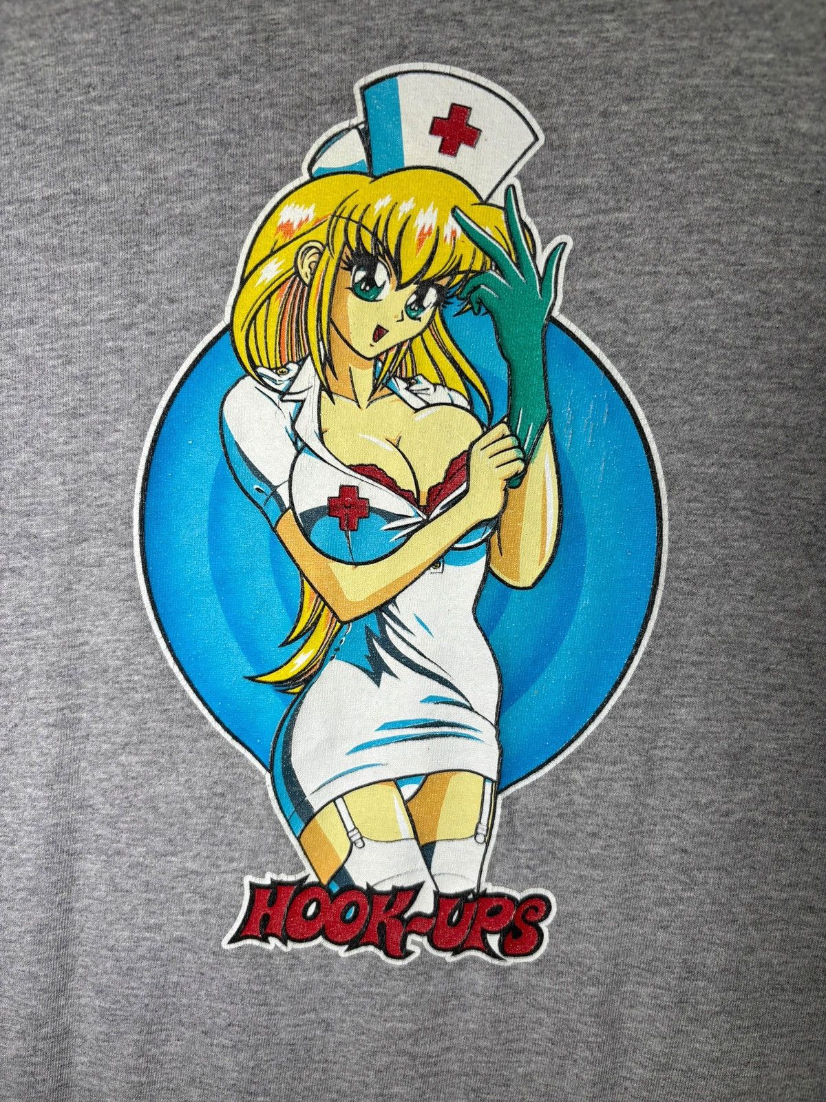 Hook-Ups Vintage Hook Ups Nurse Tshirt Size US XL / EU 56 / 4 - 2 Thumbnail